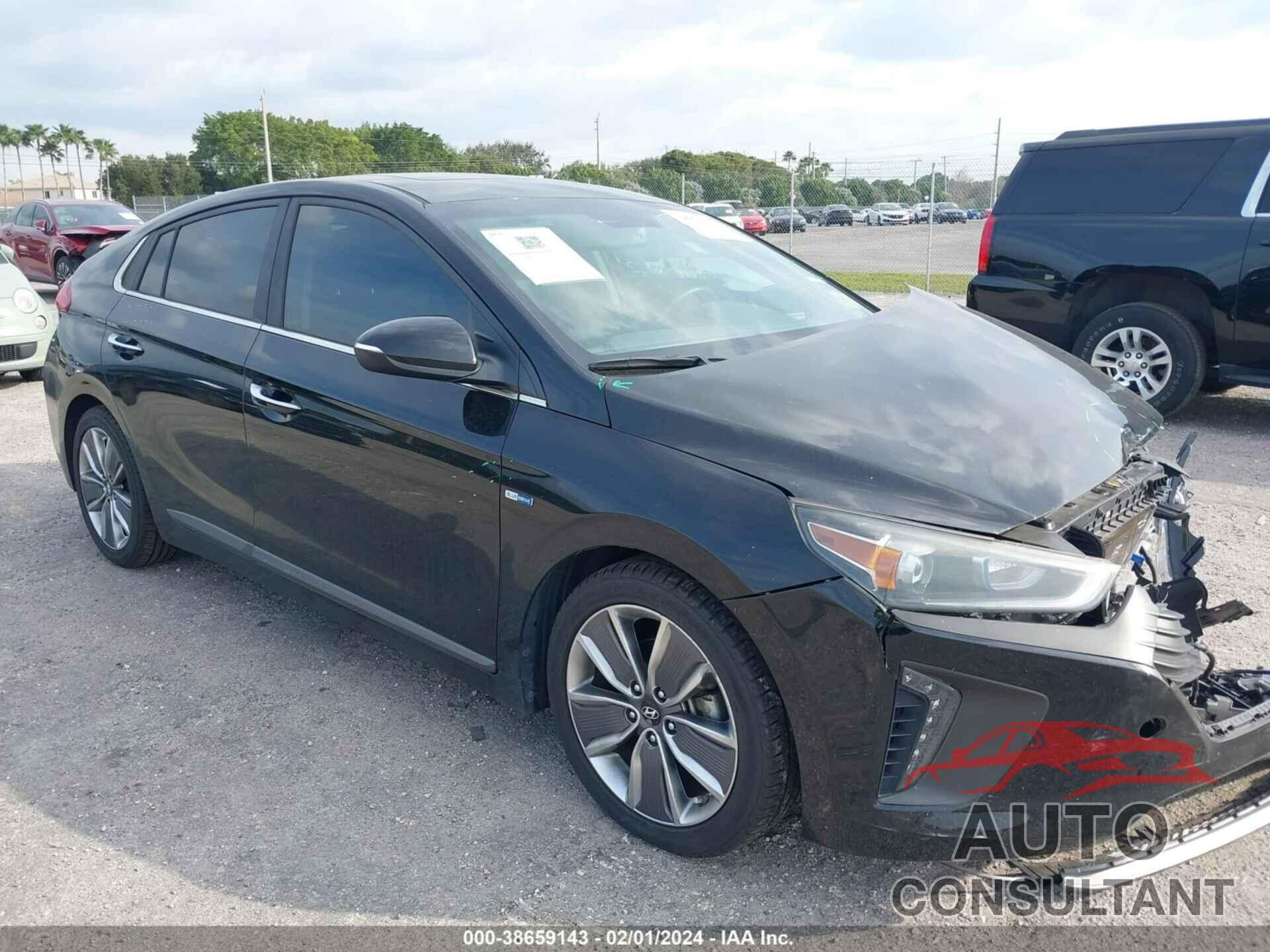 HYUNDAI IONIQ HYBRID 2018 - KMHC85LC9JU097536