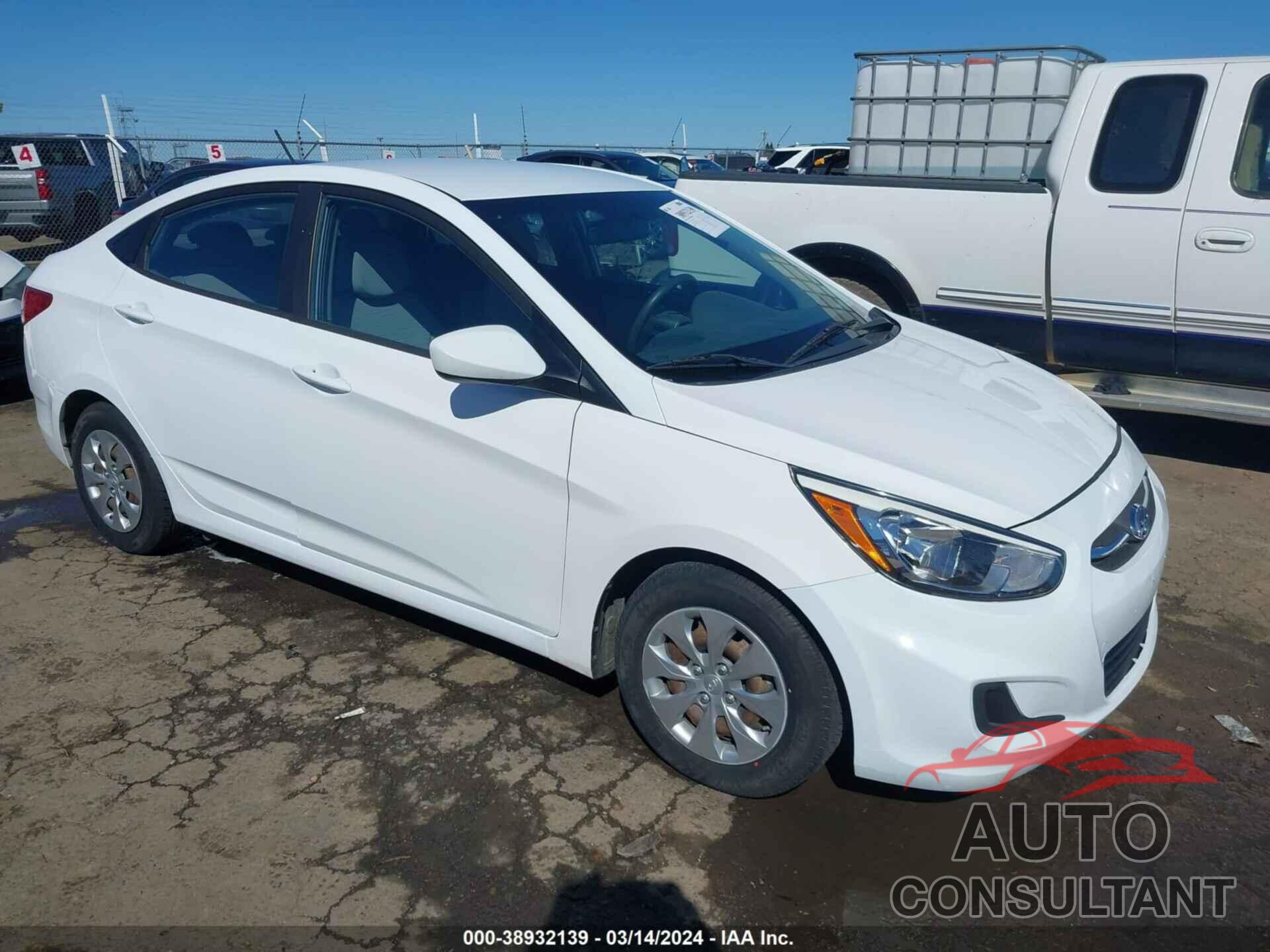 HYUNDAI ACCENT 2017 - KMHCT4AE9HU274075