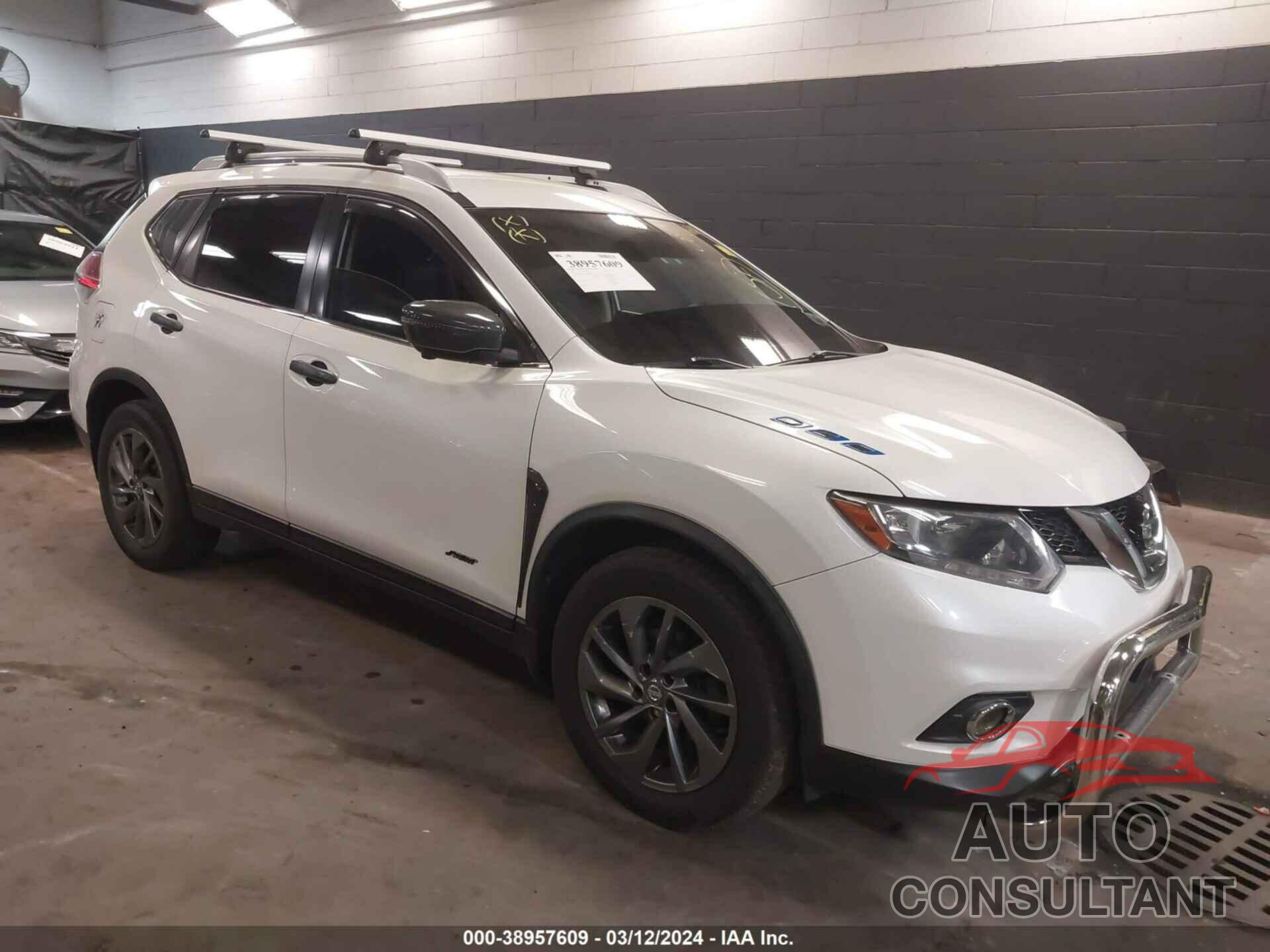 NISSAN ROGUE 2016 - KNMAT2MV3GP684234