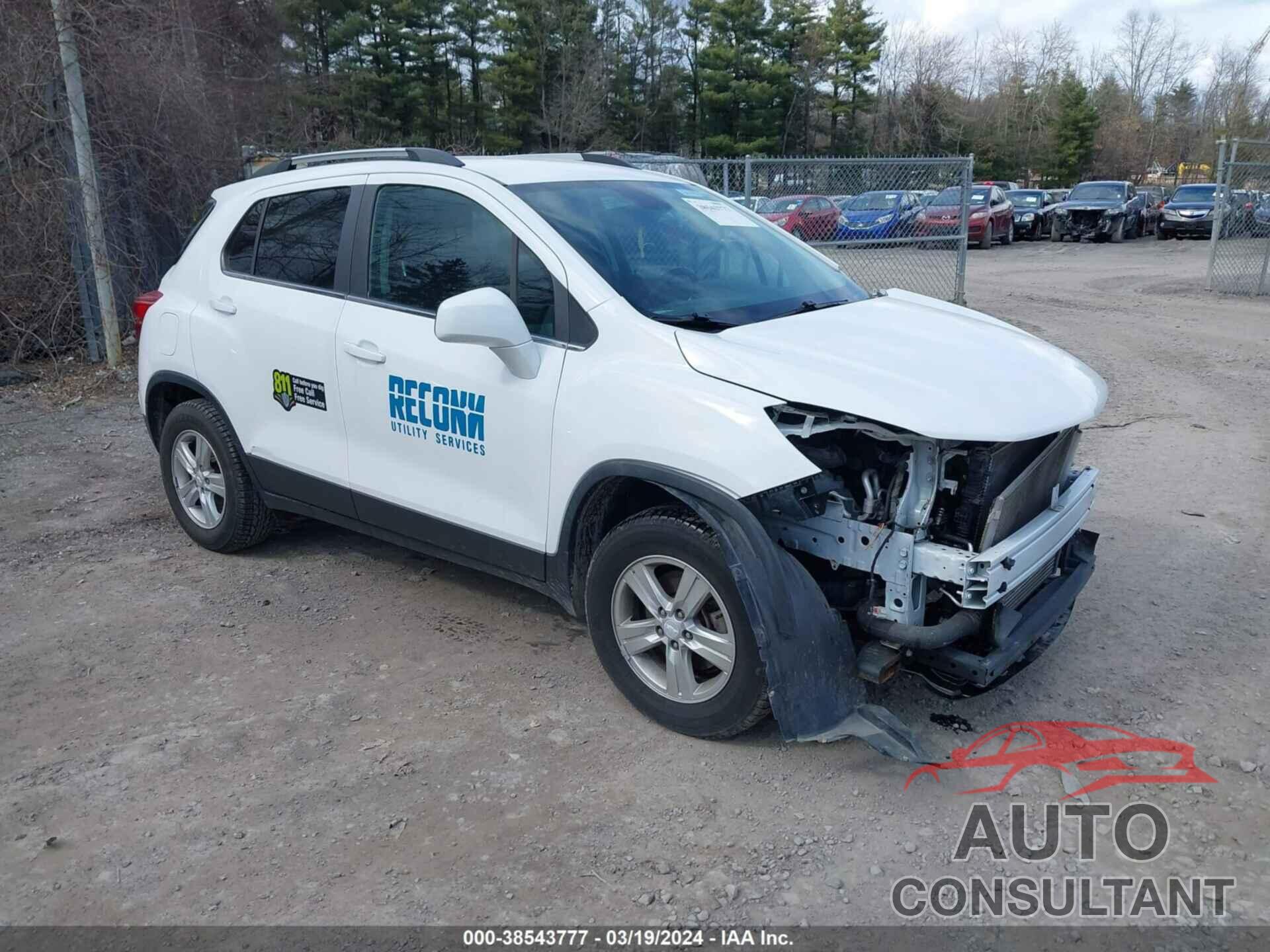 CHEVROLET TRAX 2019 - 3GNCJPSB1KL198442