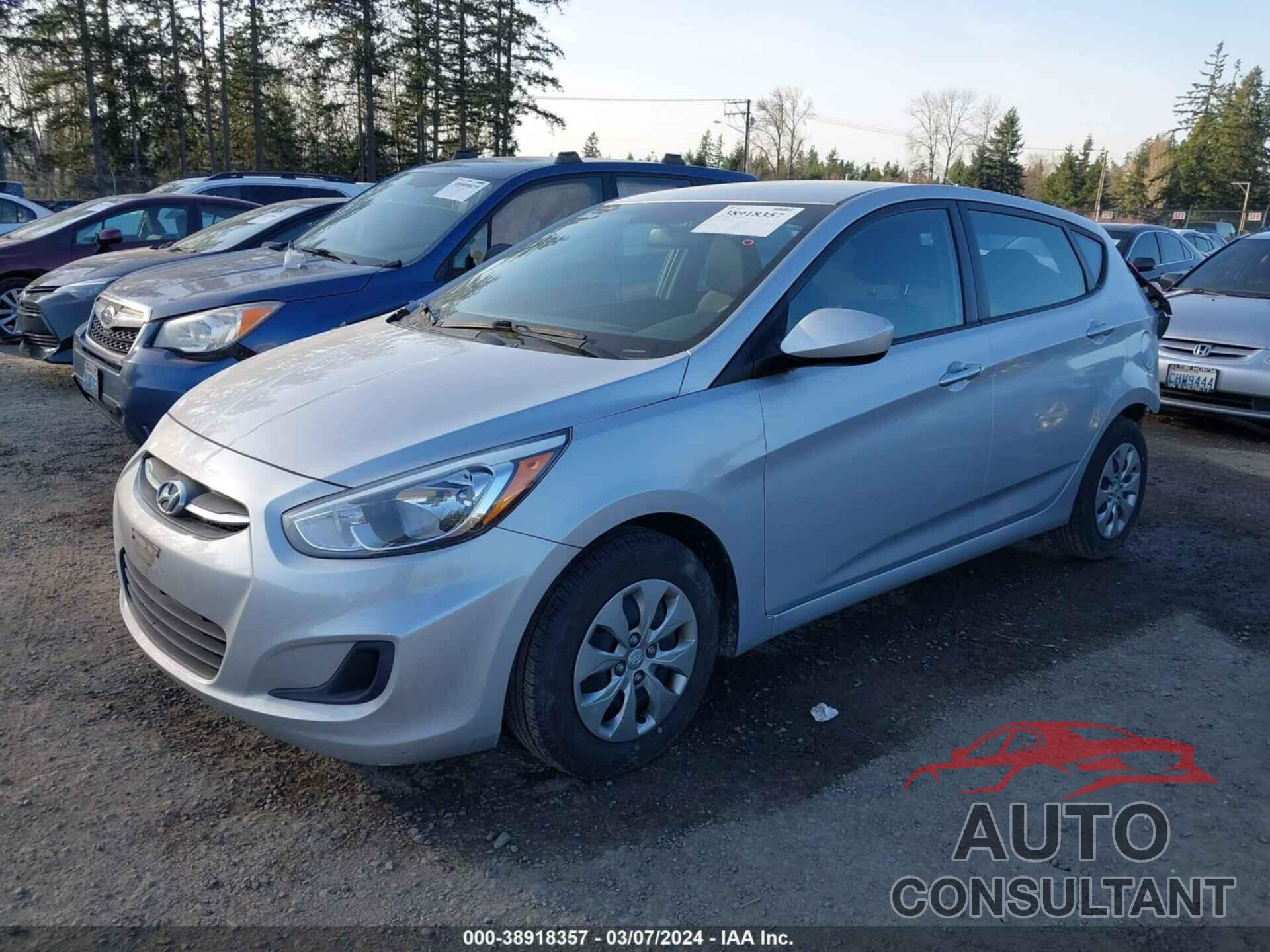 HYUNDAI ACCENT 2017 - KMHCT5AE6HU336277