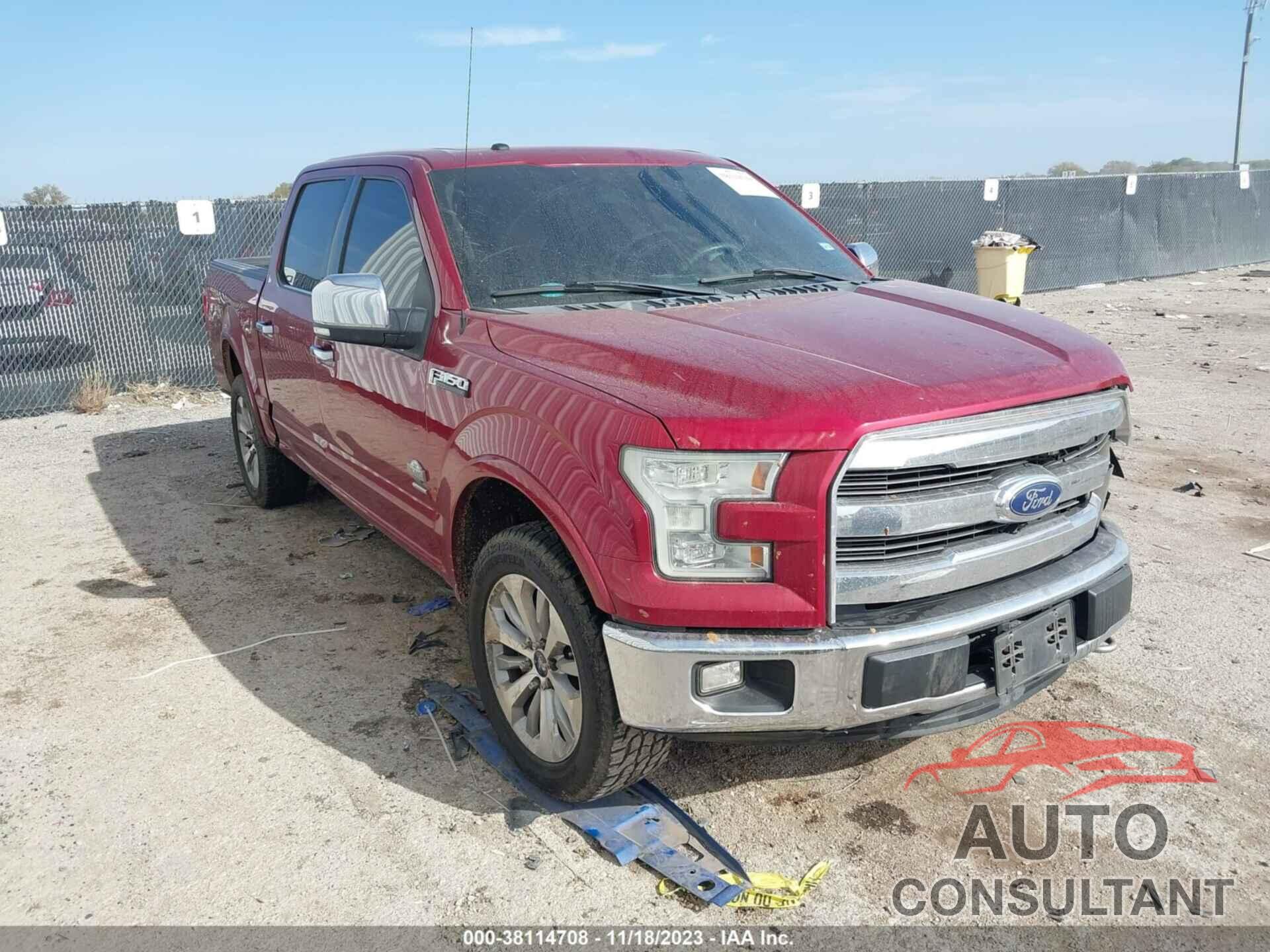 FORD F-150 2016 - 1FTEW1EG6GFD12346