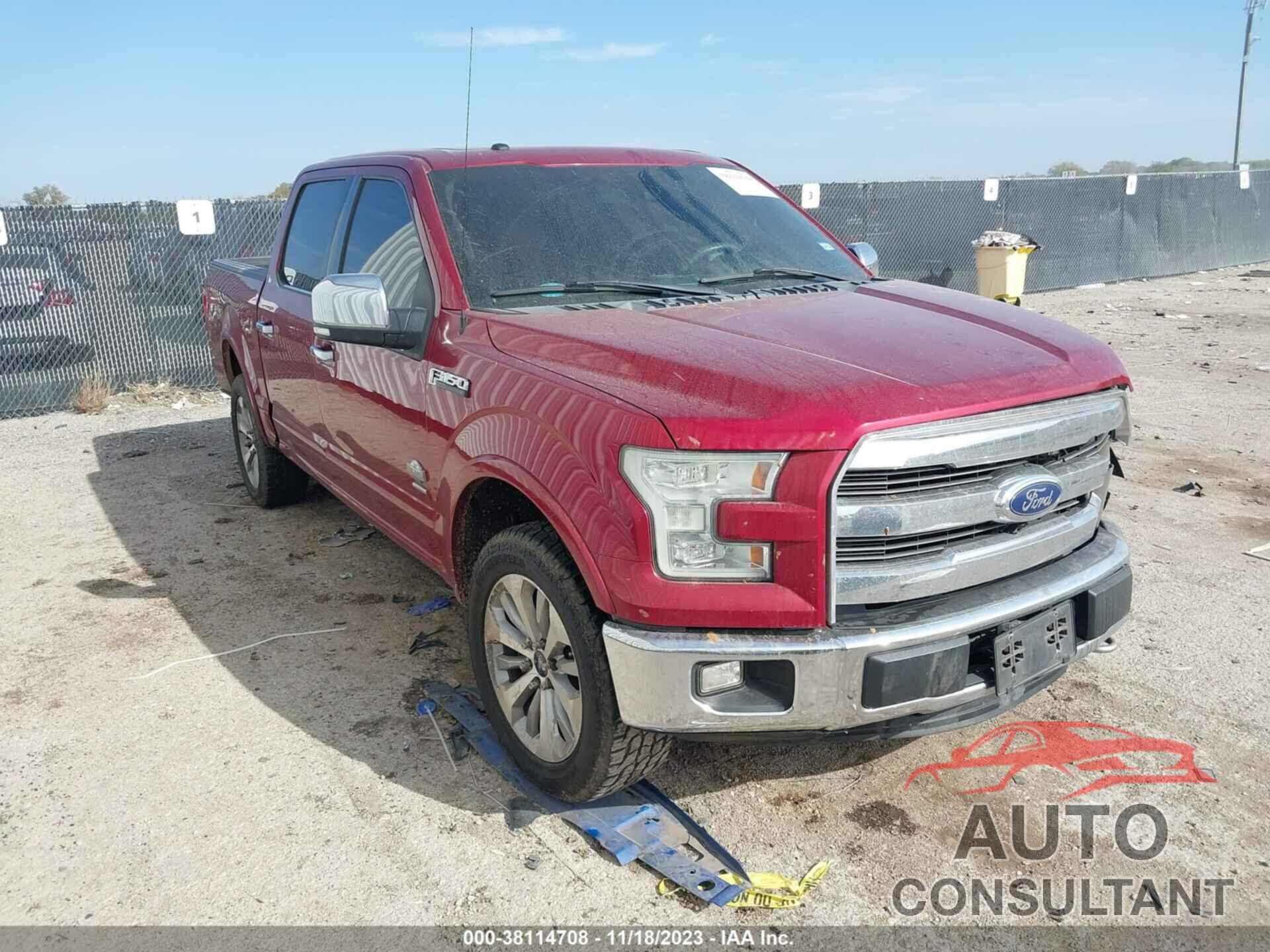 FORD F-150 2016 - 1FTEW1EG6GFD12346