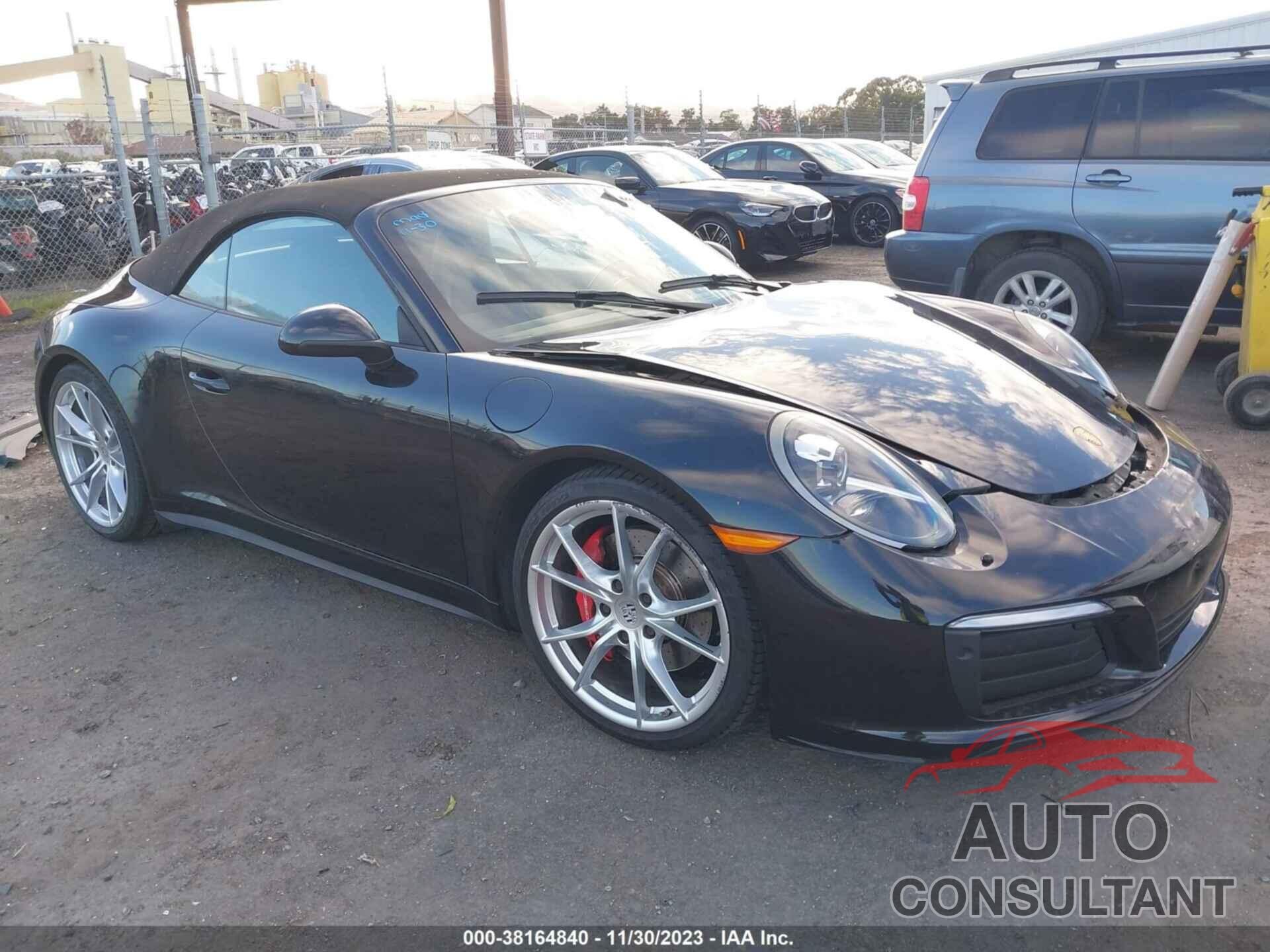 PORSCHE 911 2017 - WP0CB2A94HS154615