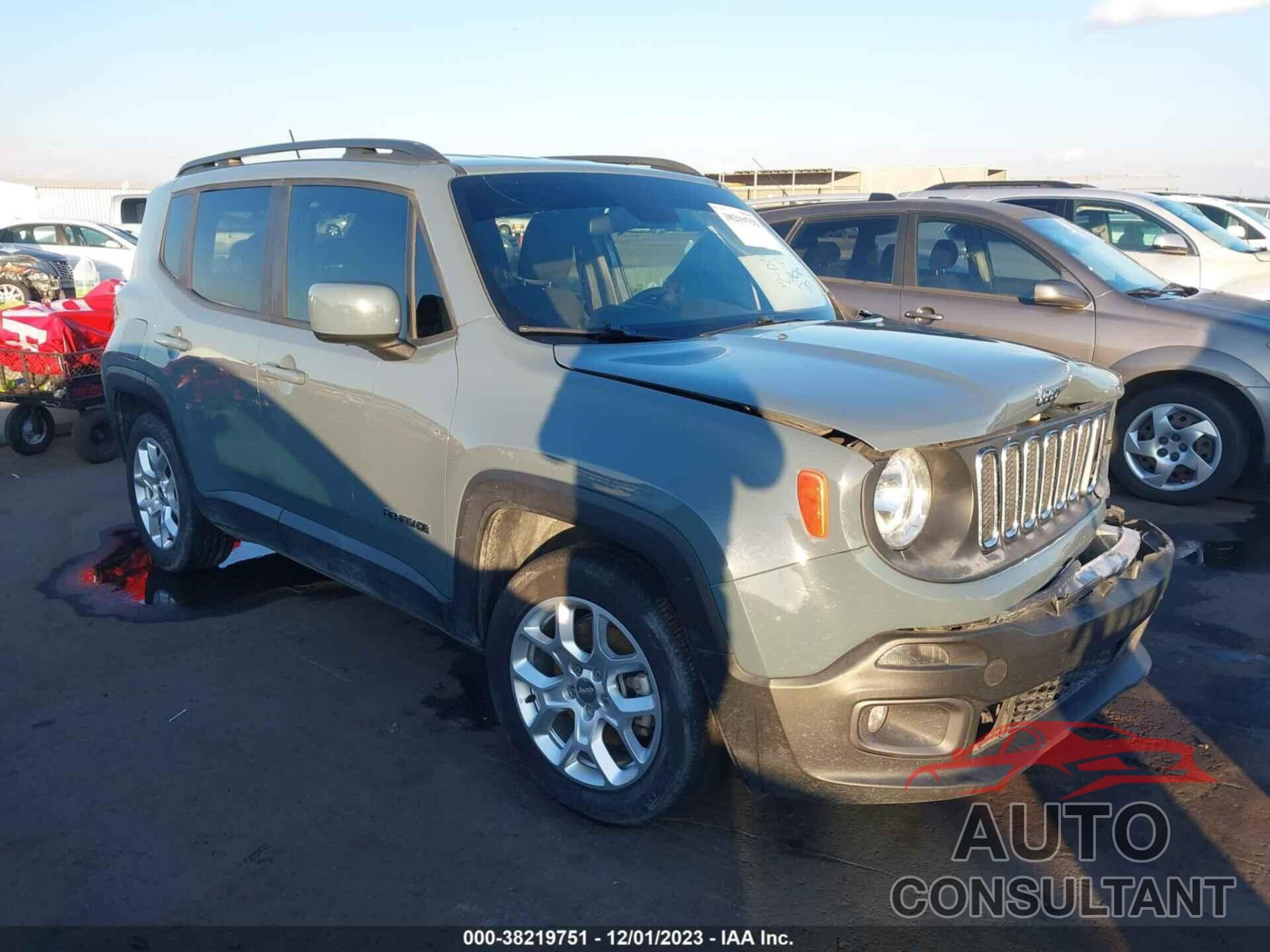 JEEP RENEGADE 2017 - ZACCJABB3HPF81109