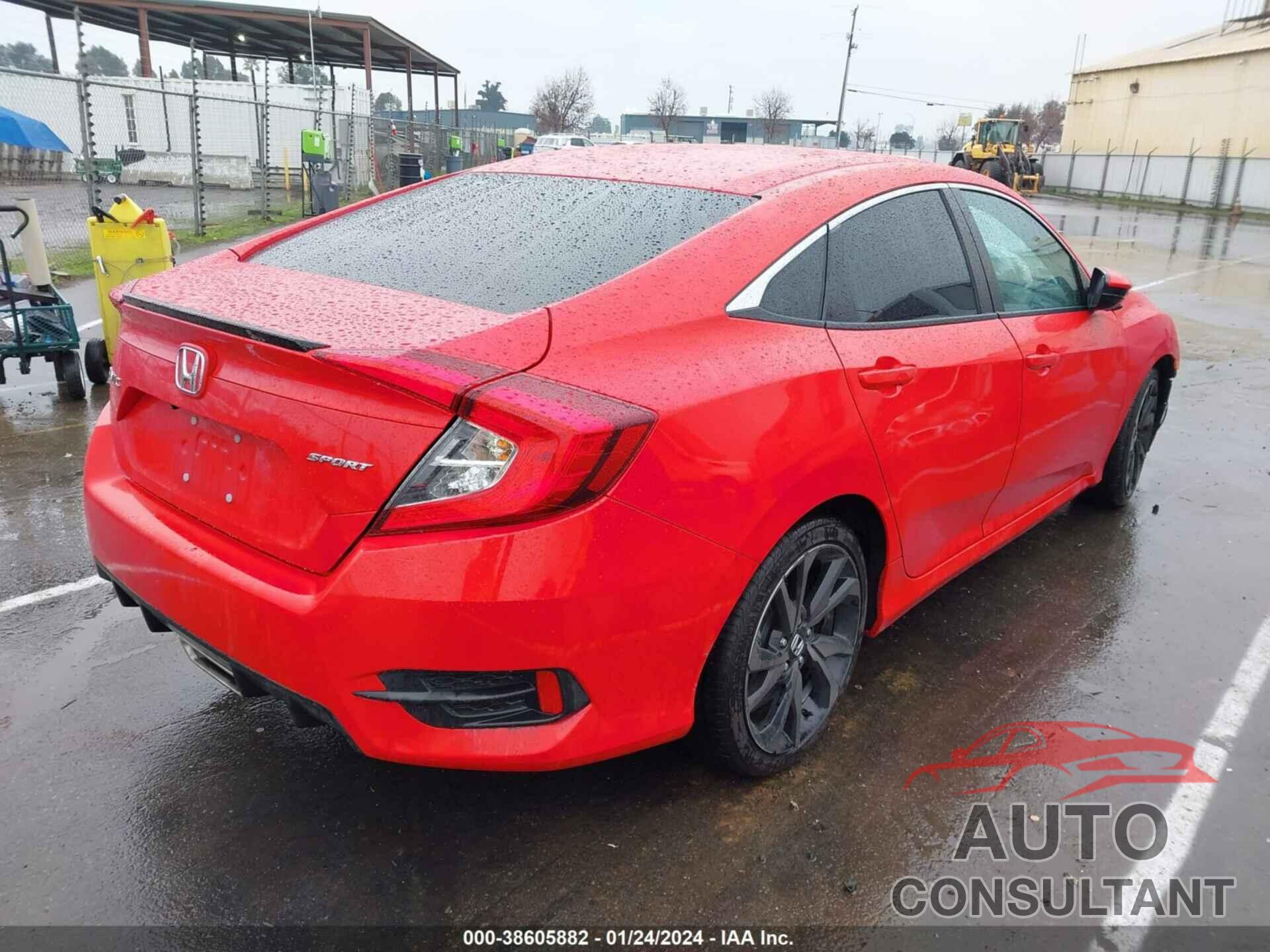 HONDA CIVIC 2019 - 2HGFC2F82KH604207