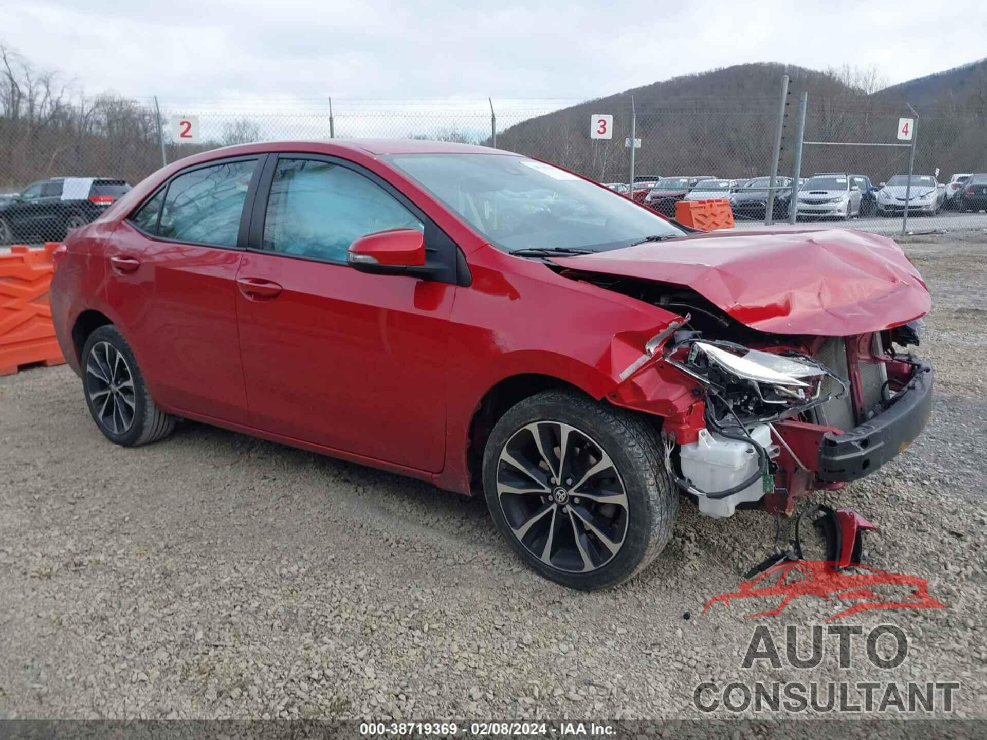 TOYOTA COROLLA 2017 - 2T1BURHEXHC954418