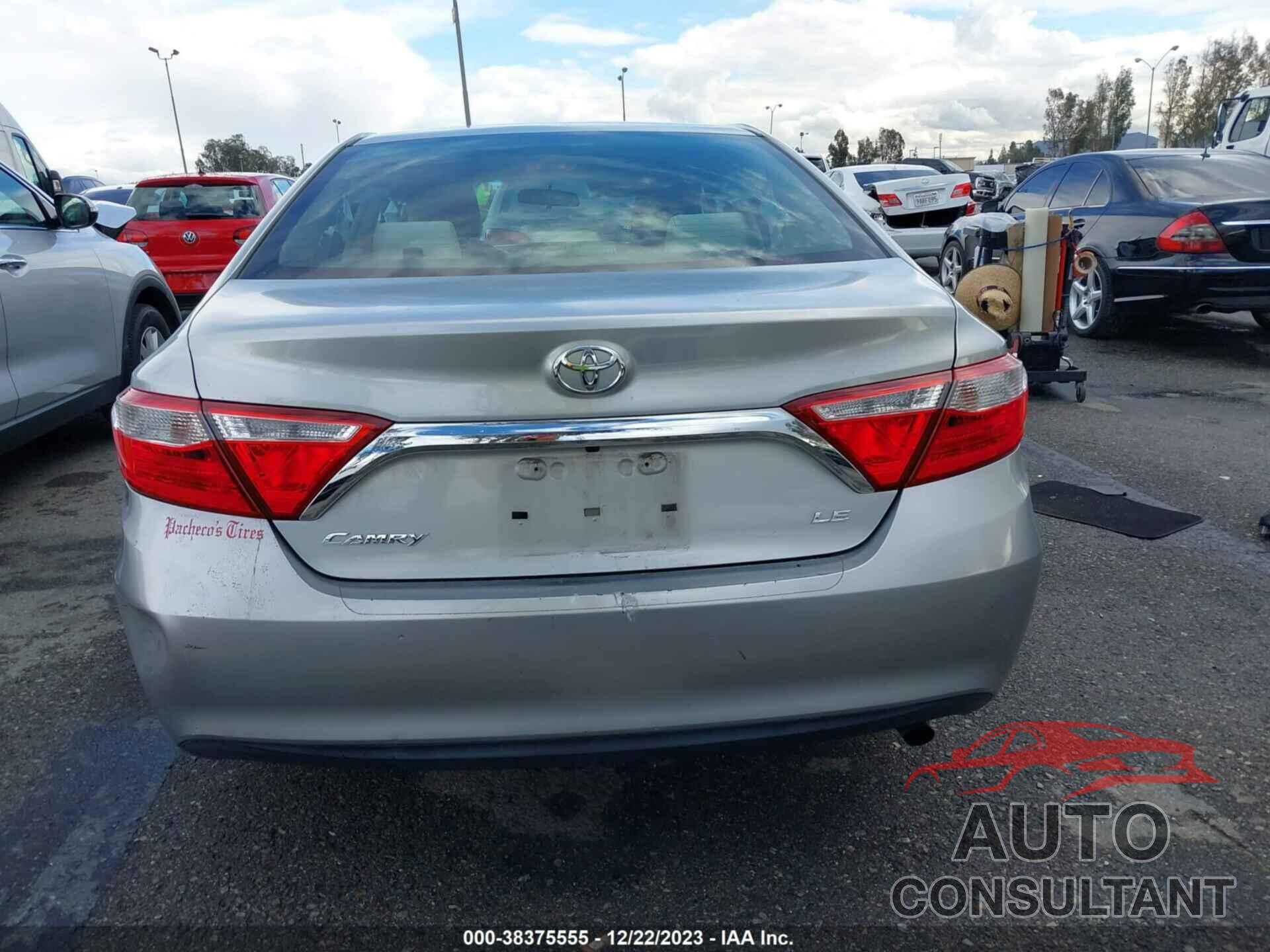 TOYOTA CAMRY 2016 - 4T4BF1FK6GR519032