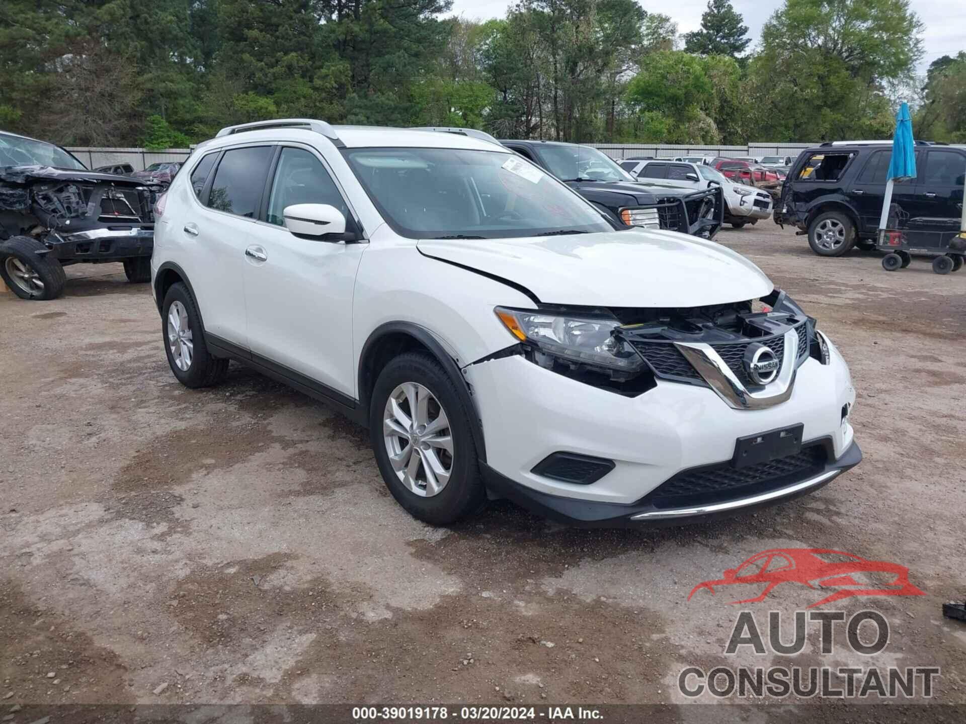 NISSAN ROGUE 2016 - KNMAT2MT9GP712584