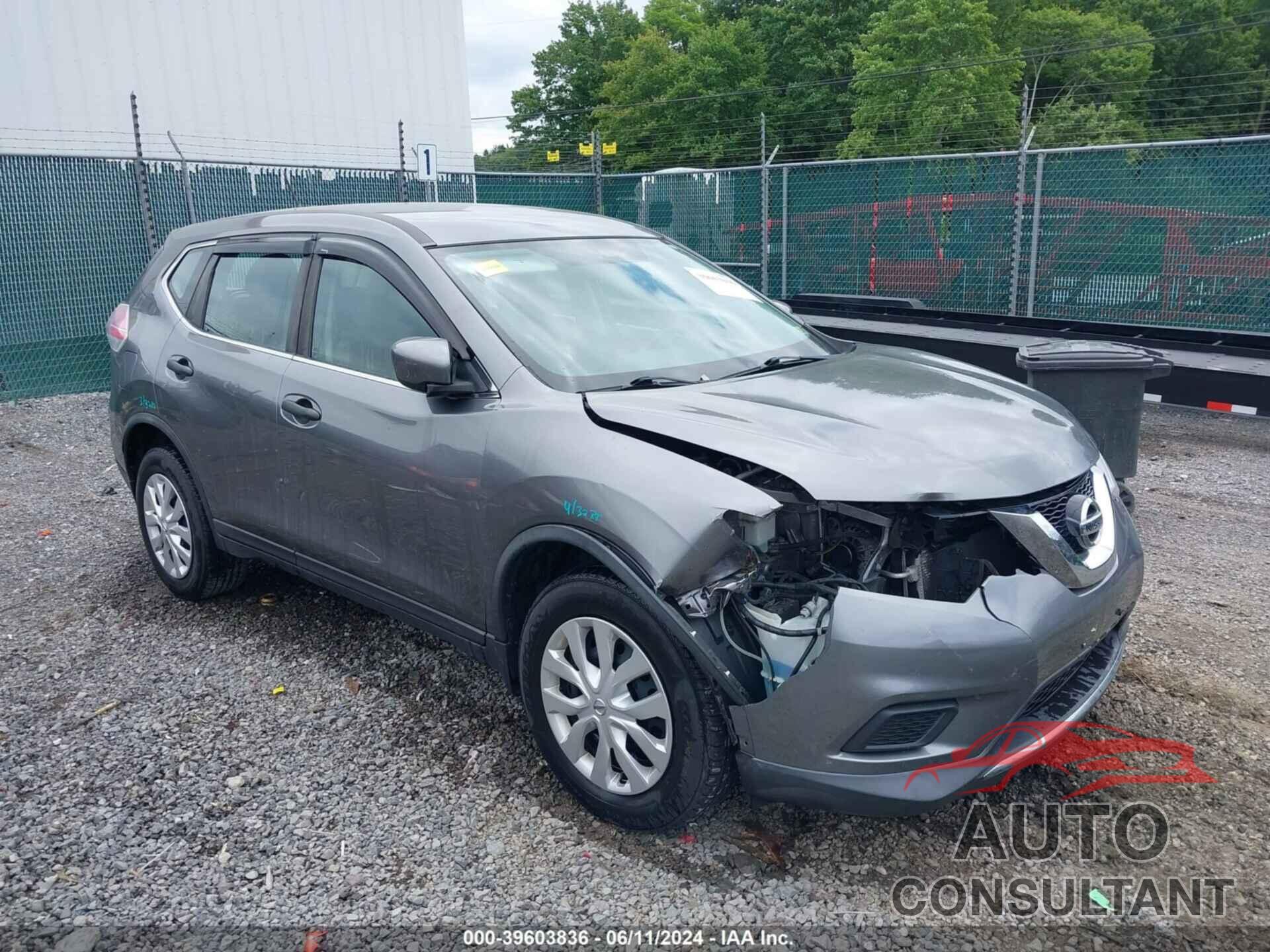 NISSAN ROGUE 2016 - KNMAT2MV8GP651407