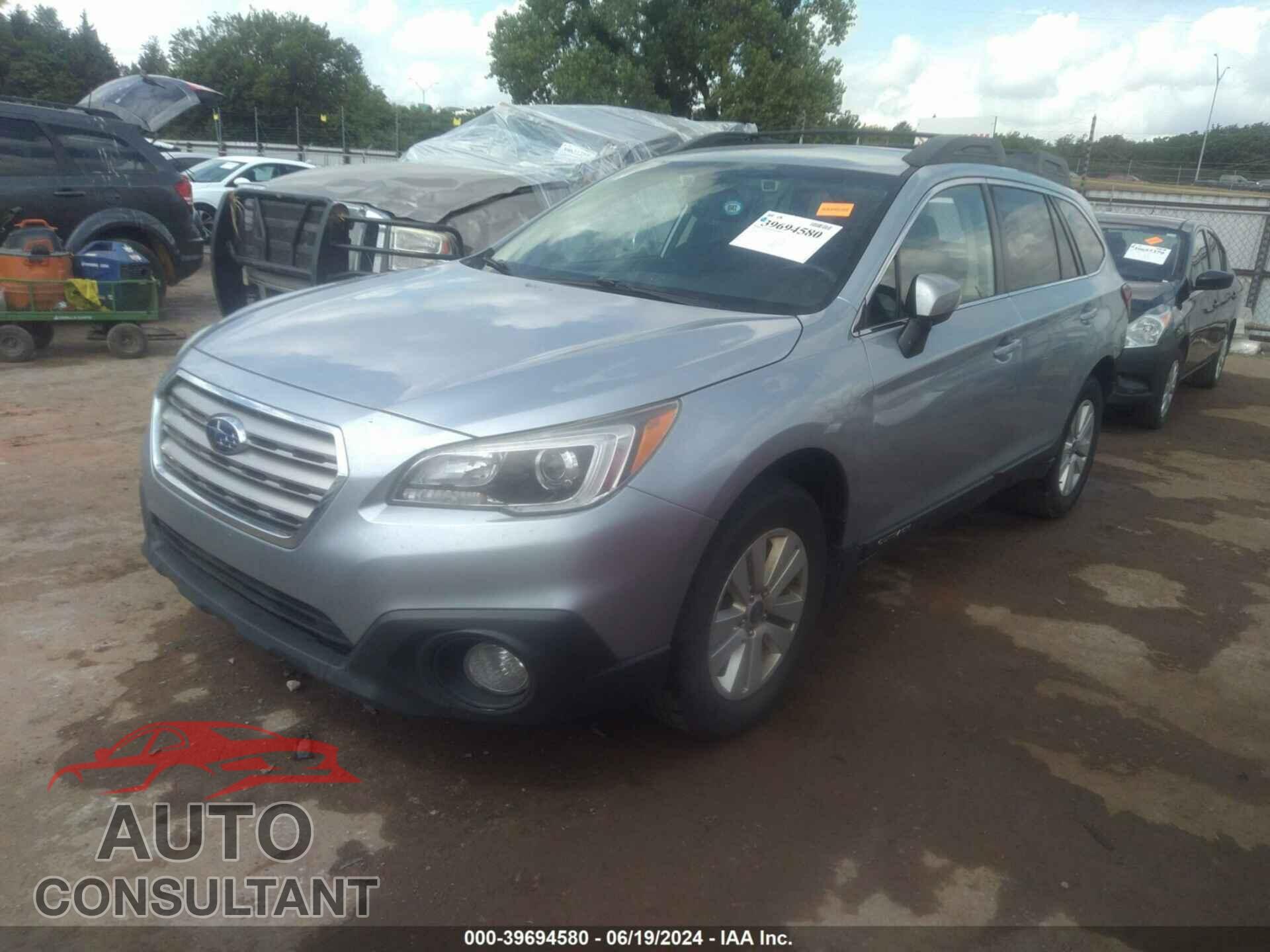 SUBARU OUTBACK 2017 - 4S4BSAFC1H3329287