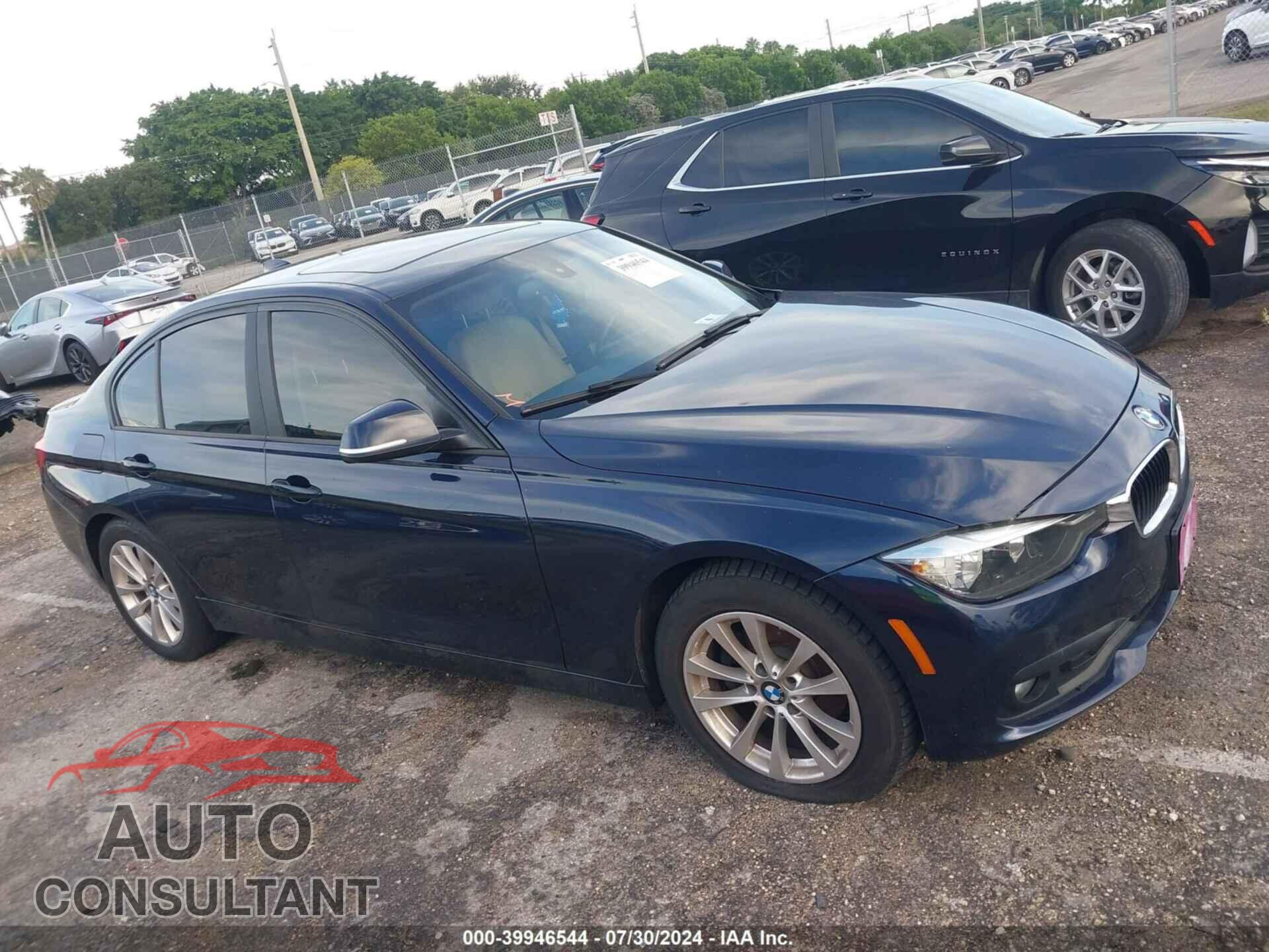 BMW 320I 2017 - WBA8E5G30HNU44573