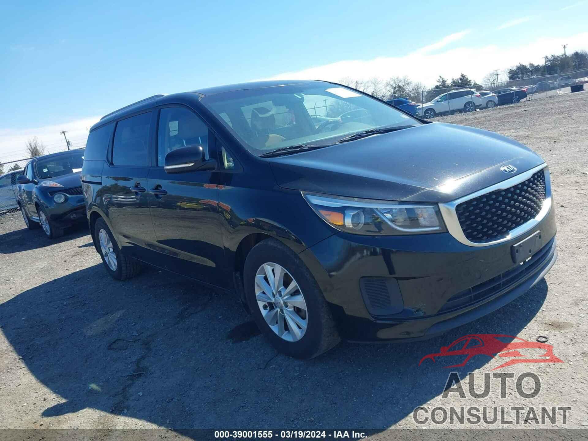 KIA SEDONA 2016 - KNDMB5C14G6172729