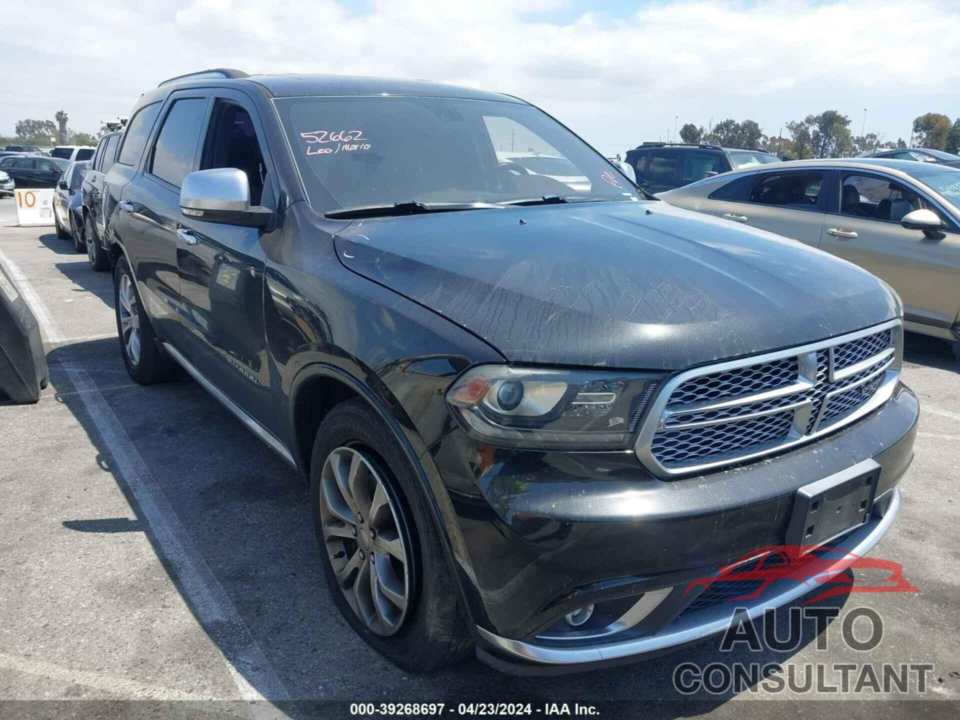 DODGE DURANGO 2016 - 1C4RDHEG4GC481475