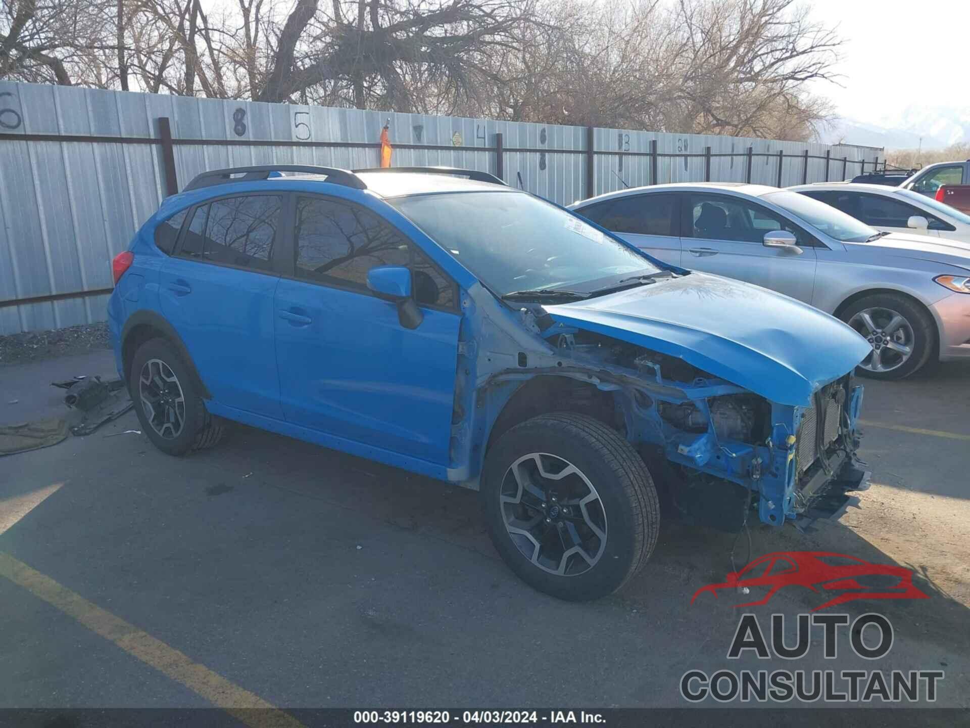 SUBARU CROSSTREK 2016 - JF2GPAKC8GH279492