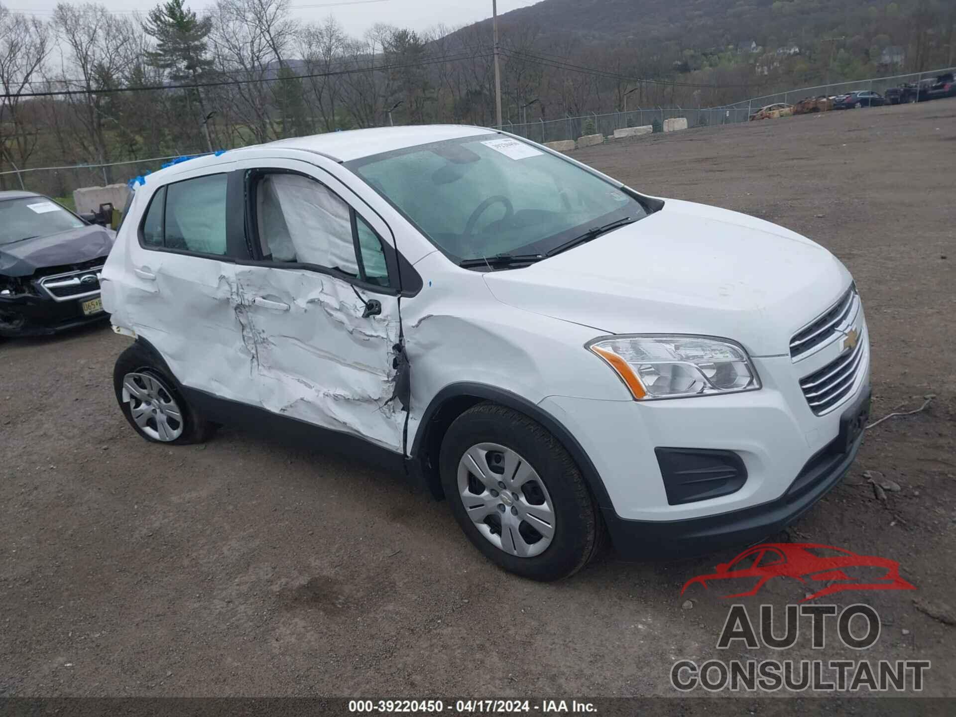 CHEVROLET TRAX 2016 - KL7CJKSB4GB504471