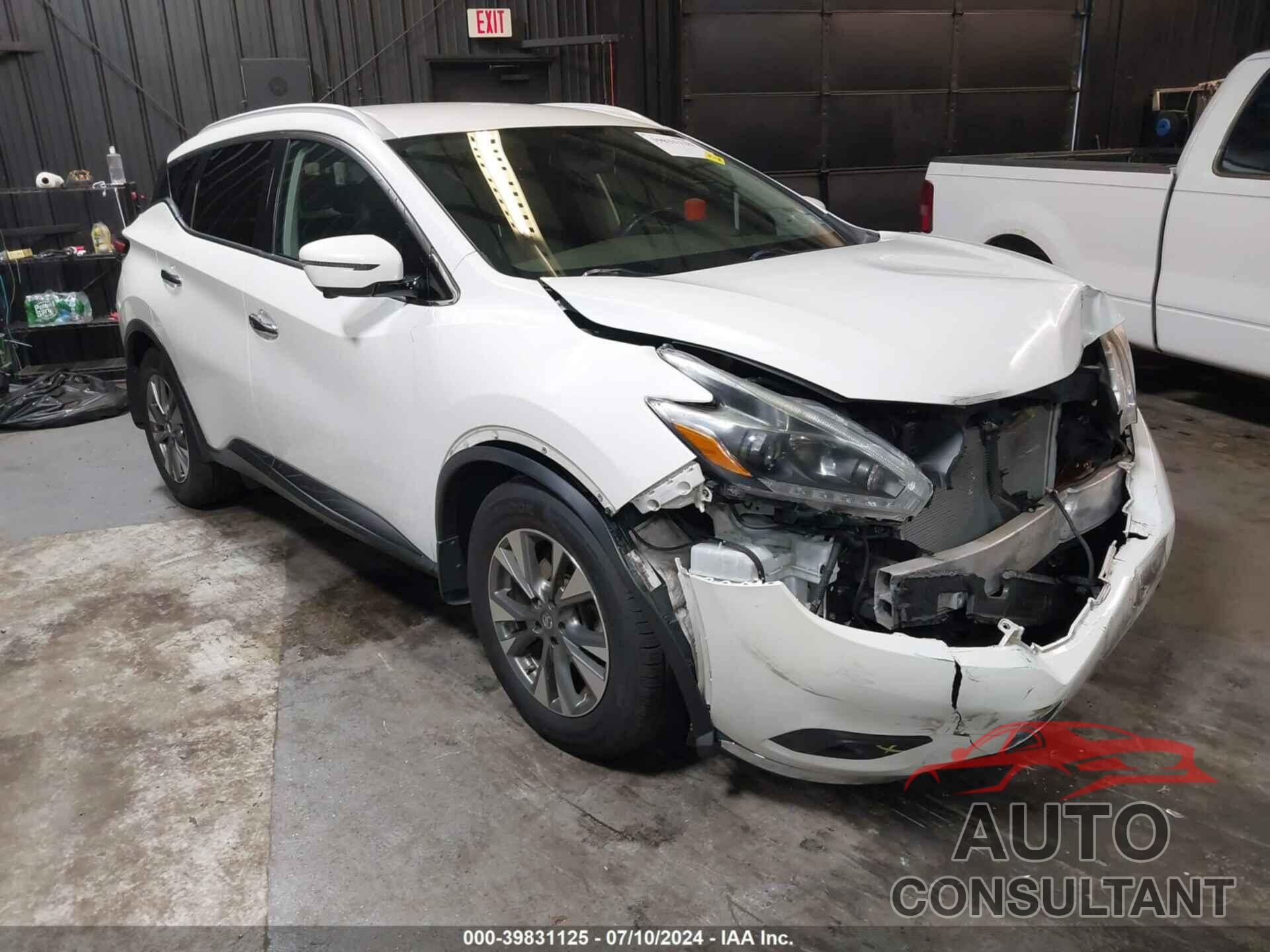 NISSAN MURANO 2018 - 5N1AZ2MH9JN104797