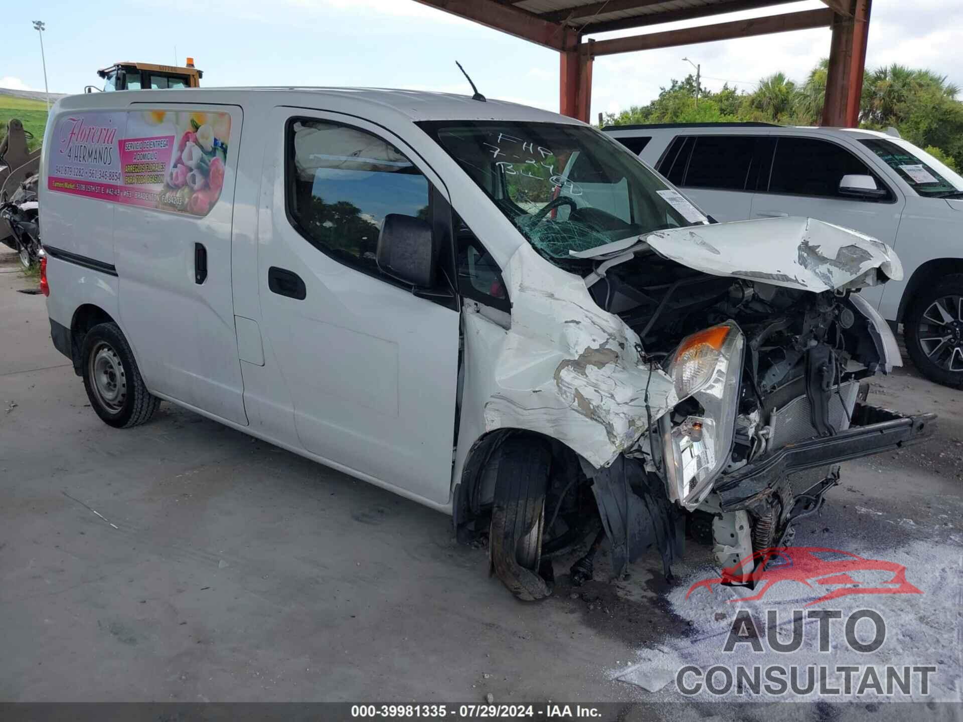 NISSAN NV200 2015 - 3N6CM0KN7FK733994