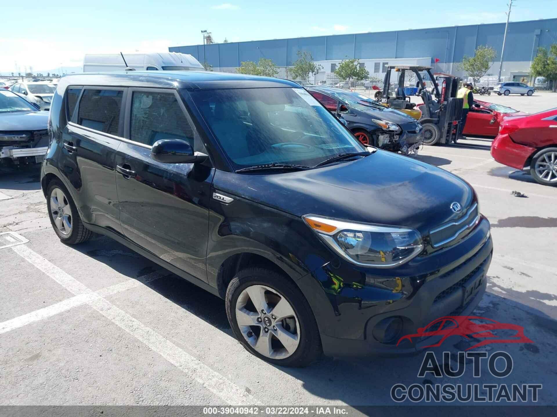 KIA SOUL 2018 - KNDJN2A29J7539923