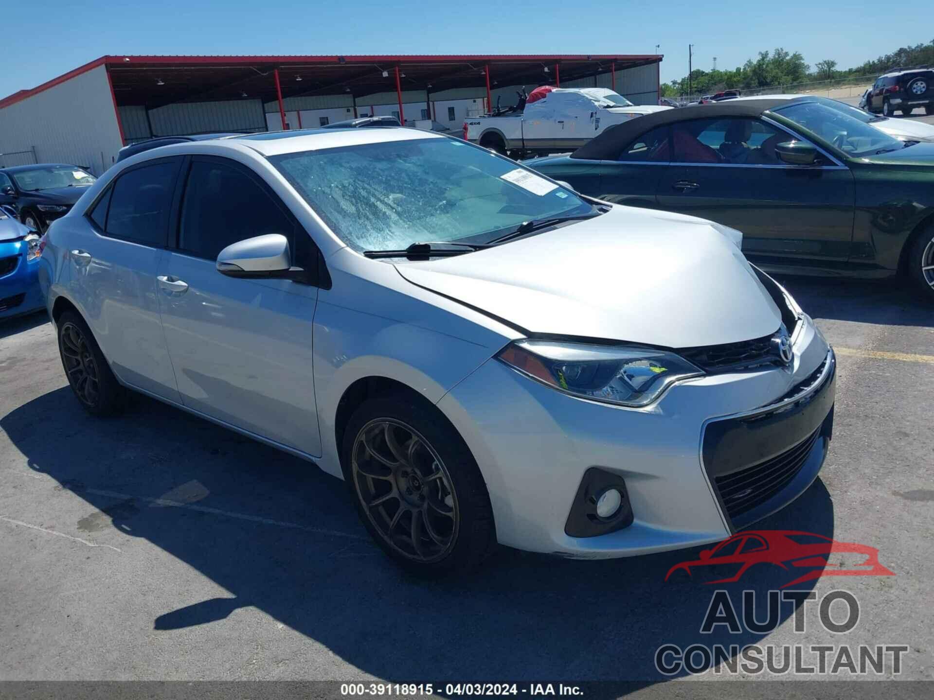 TOYOTA COROLLA 2016 - 5YFBURHE8GP455826