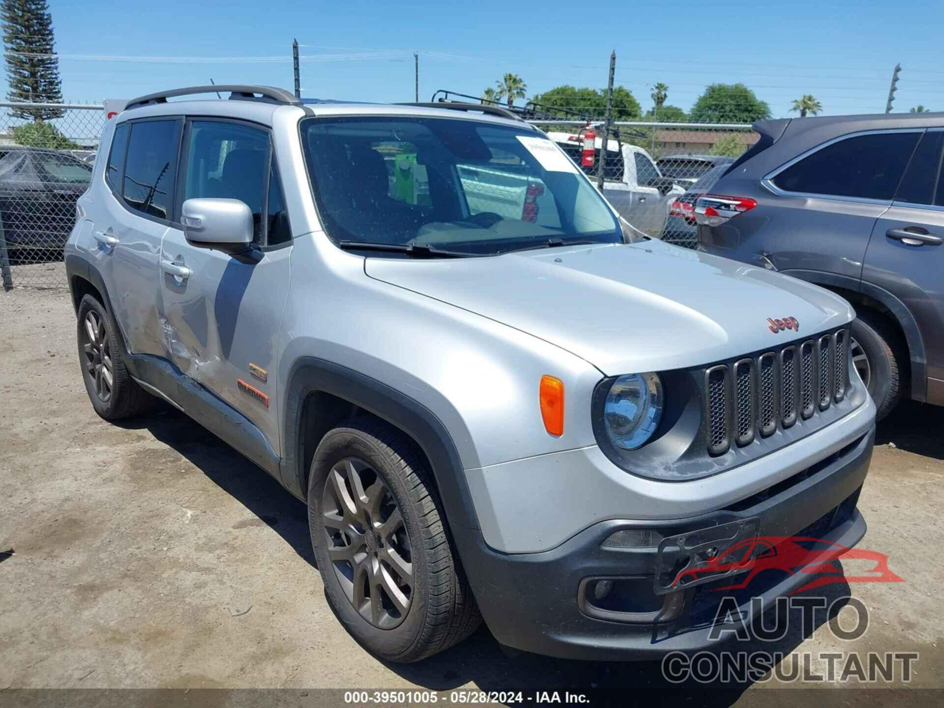 JEEP RENEGADE 2016 - ZACCJABW7GPE02989