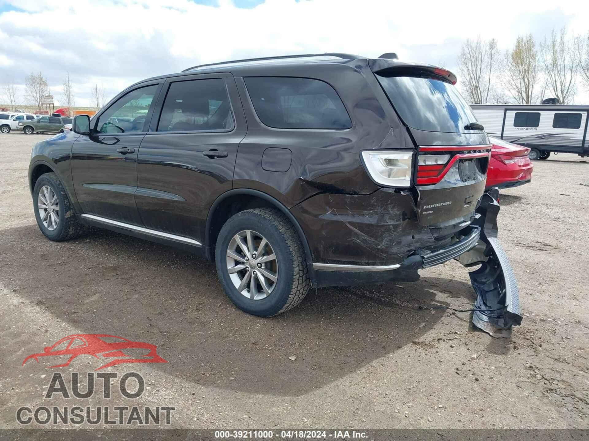 DODGE DURANGO 2017 - 1C4RDJAG6HC824026