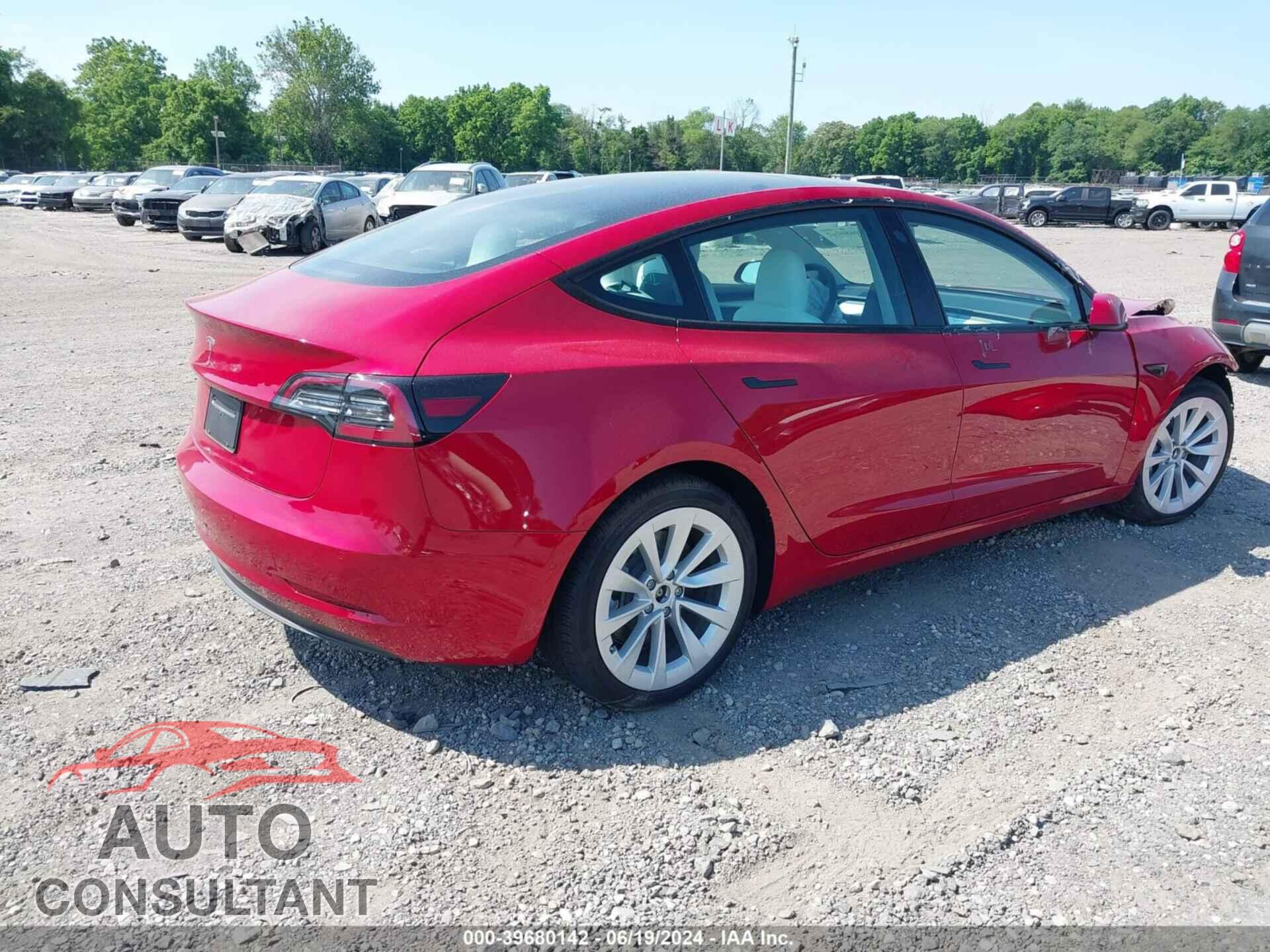 TESLA MODEL 3 2022 - 5YJ3E1EA1NF337677