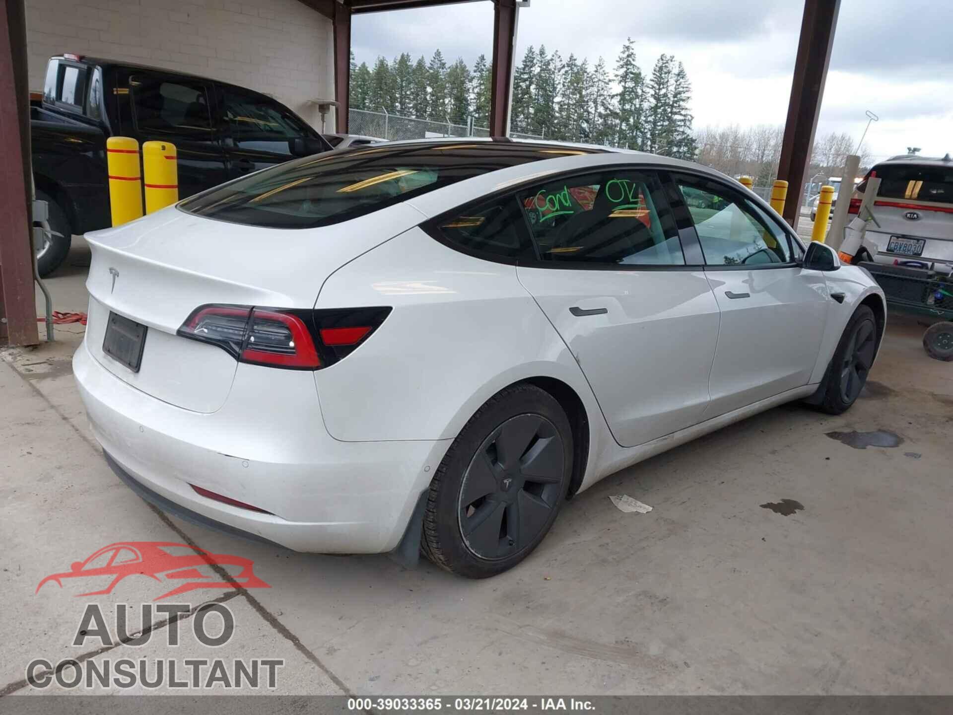 TESLA MODEL 3 2021 - 5YJ3E1EA9MF014623