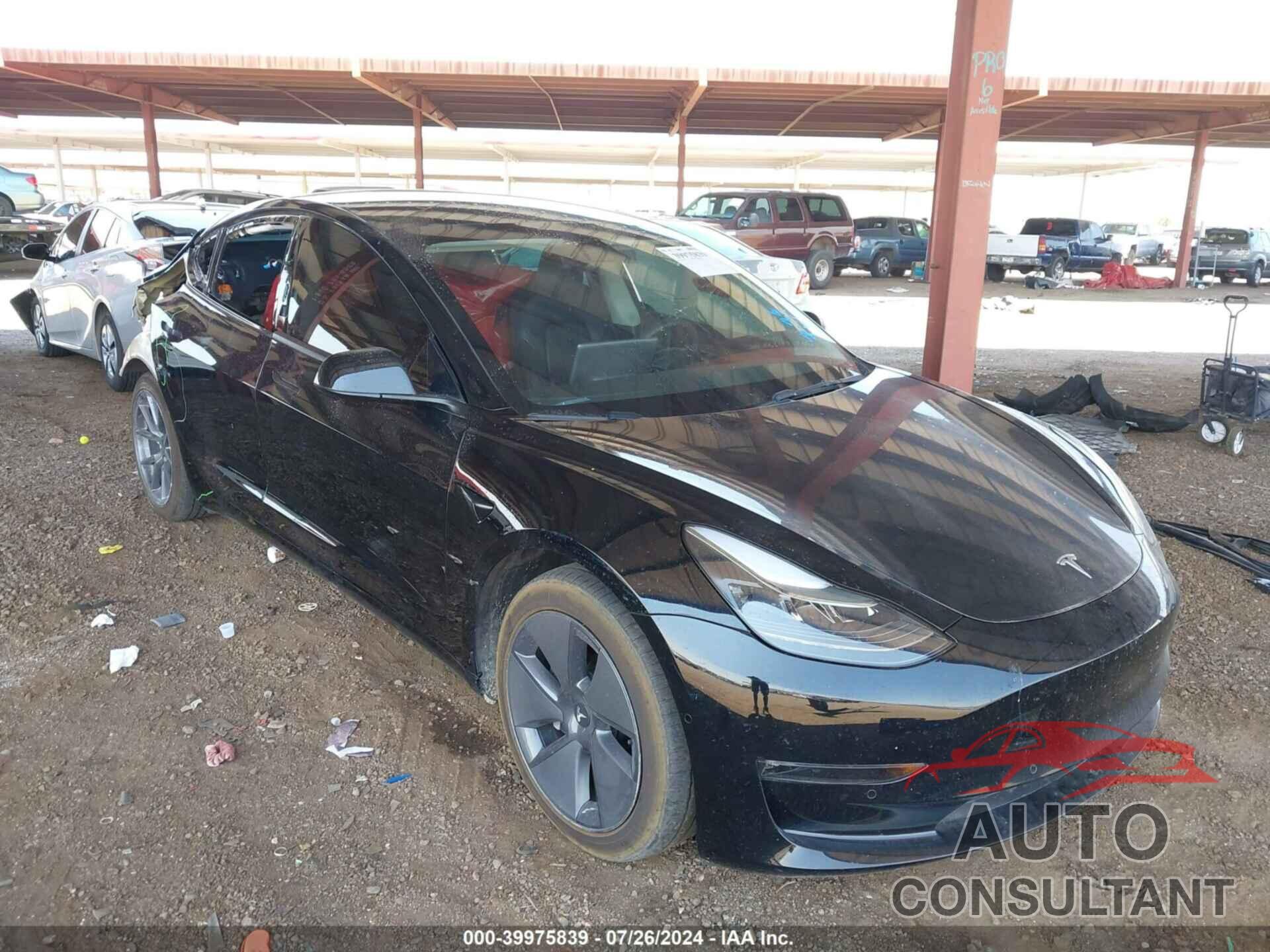 TESLA MODEL 3 2022 - 5YJ3E1EBXNF265631