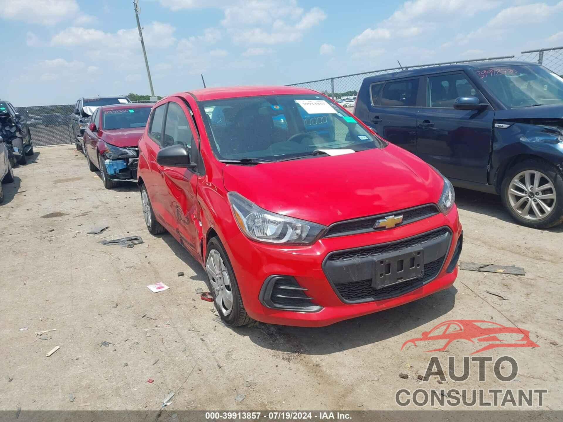 CHEVROLET SPARK 2017 - KL8CB6SA4HC754845