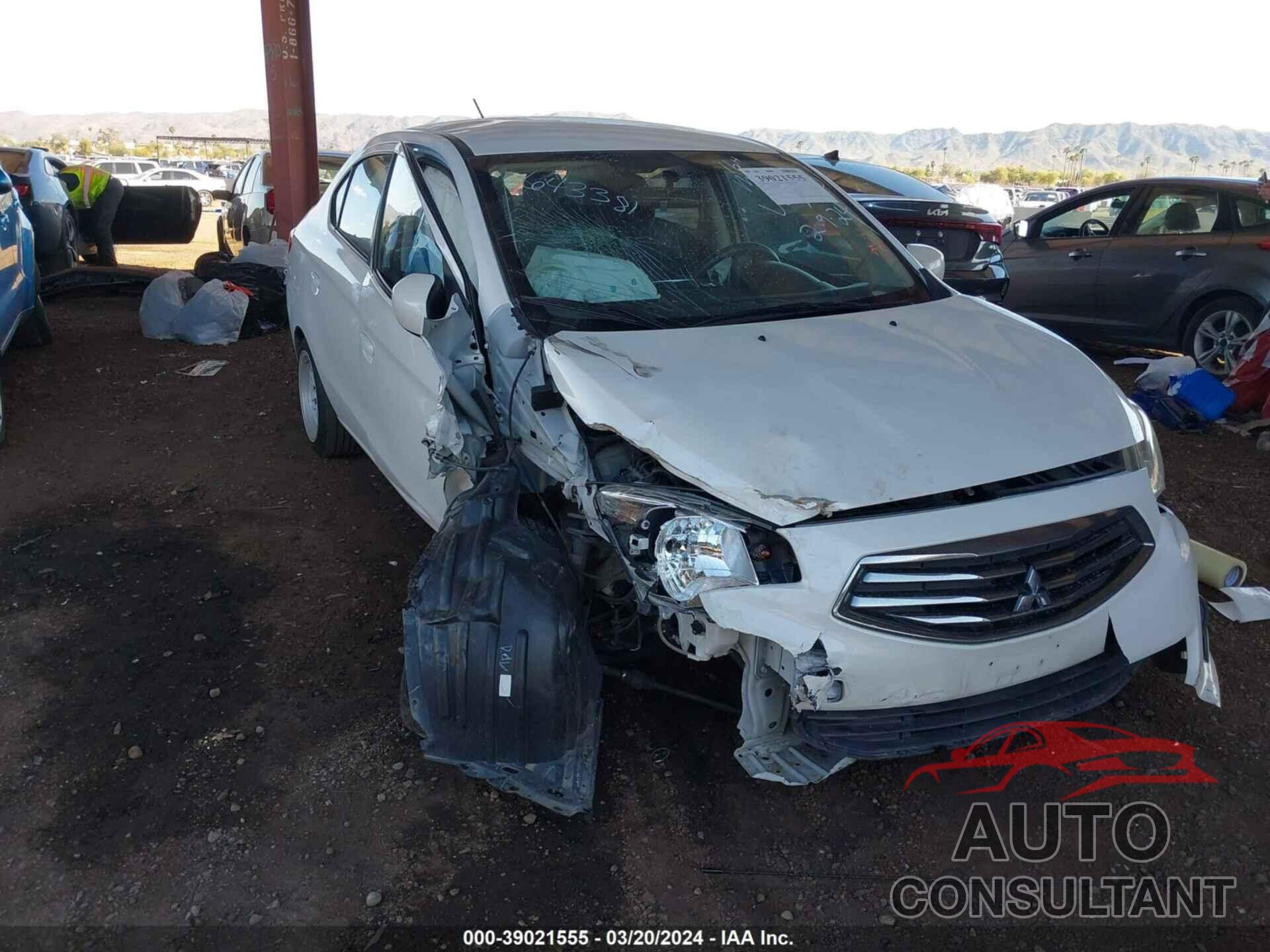 MITSUBISHI MIRAGE 2019 - ML32F3FJ7KHF13250