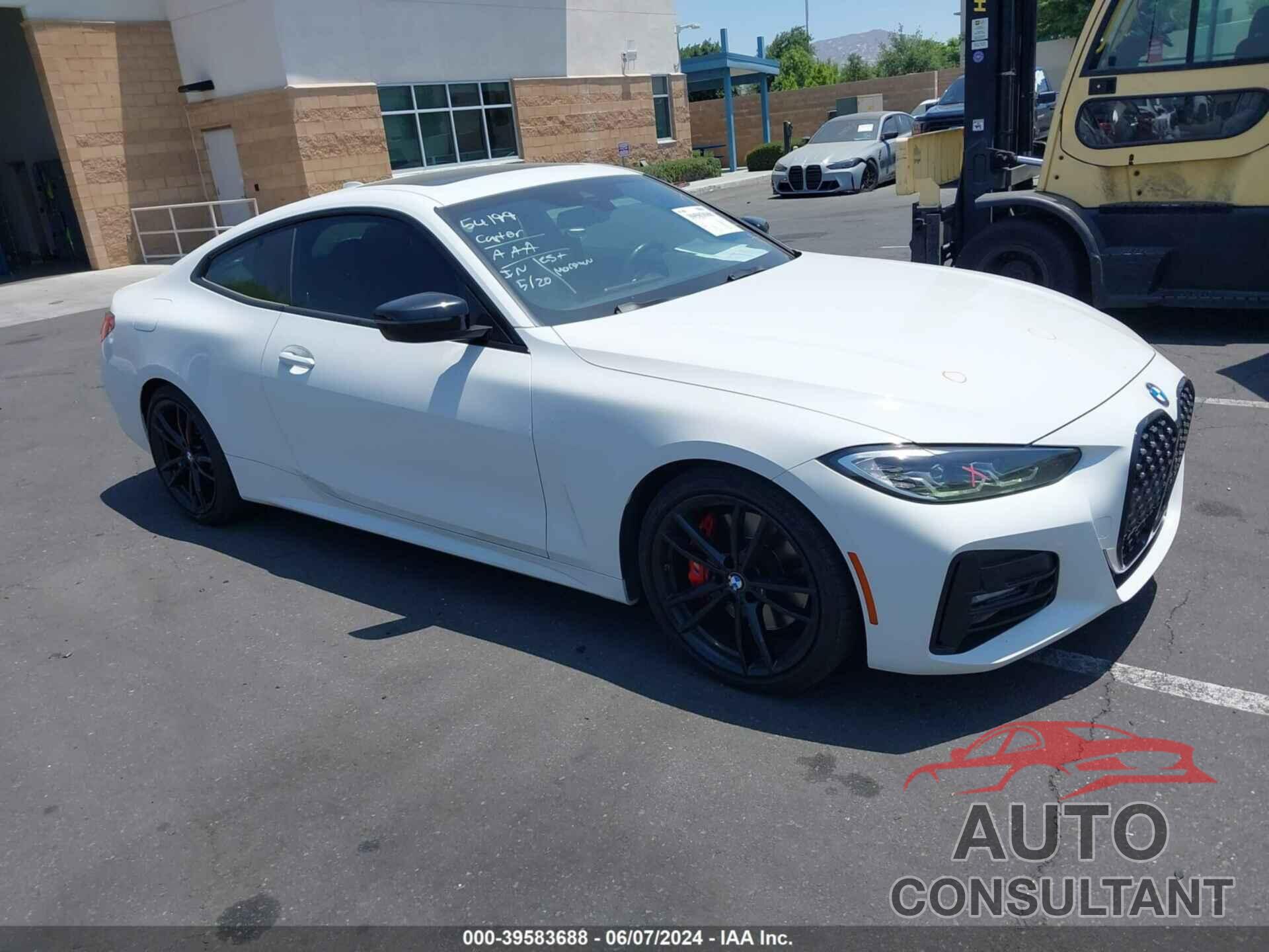 BMW 430I 2021 - WBA53AP07MCG45872