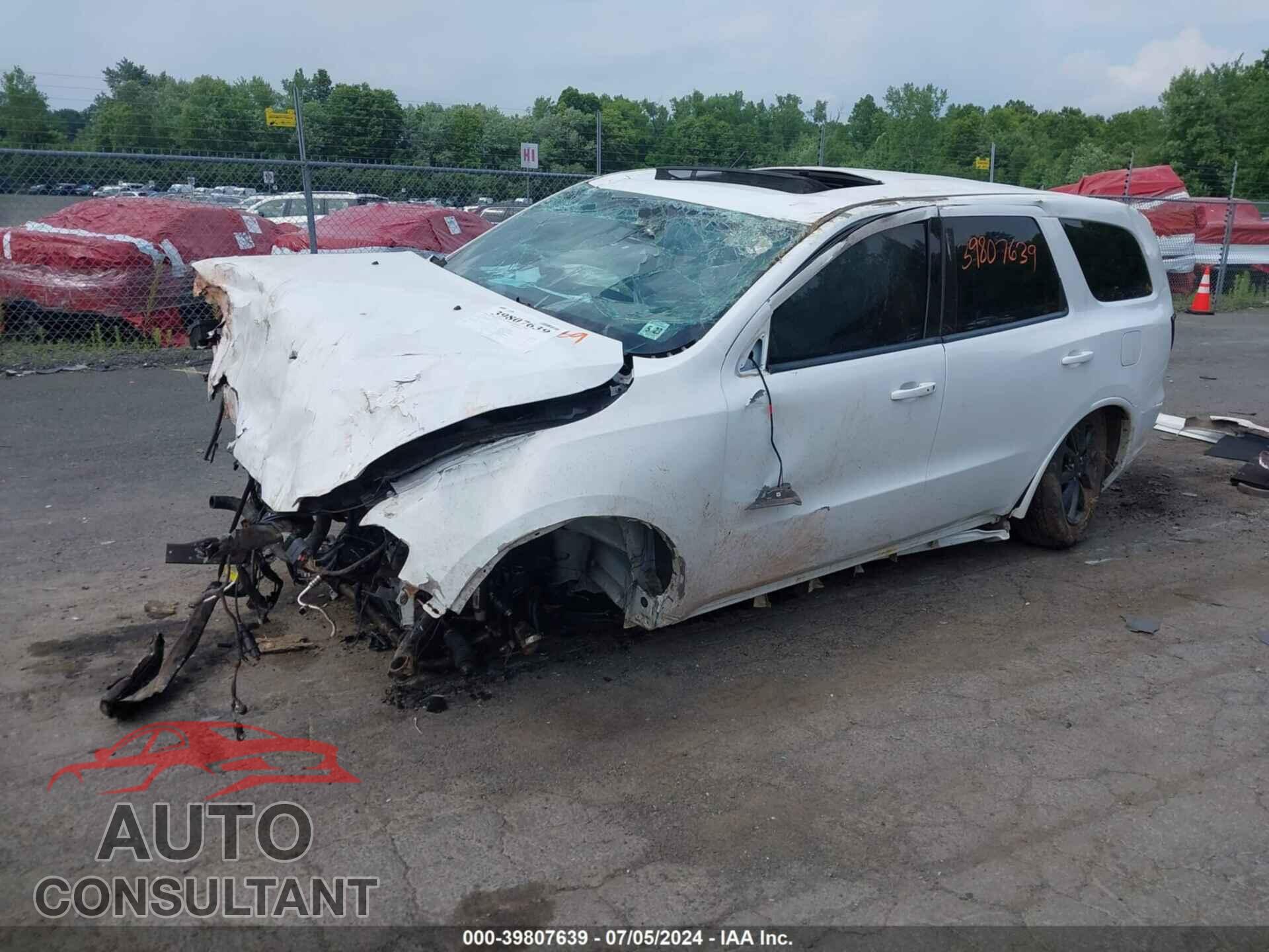 DODGE DURANGO 2018 - 1C4RDJAG8JC324312