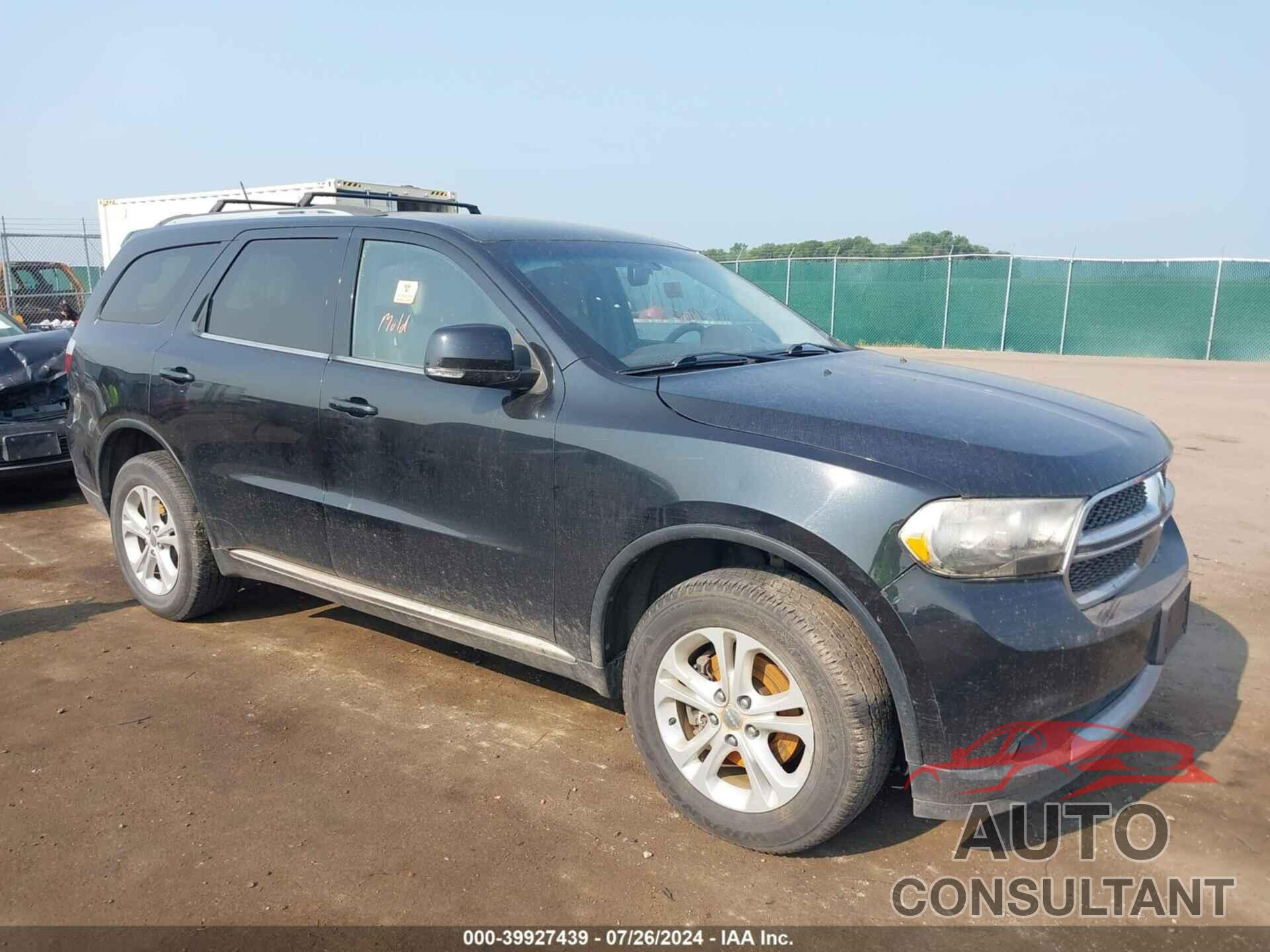 DODGE DURANGO 2012 - 1C4RDJDG7CC336238