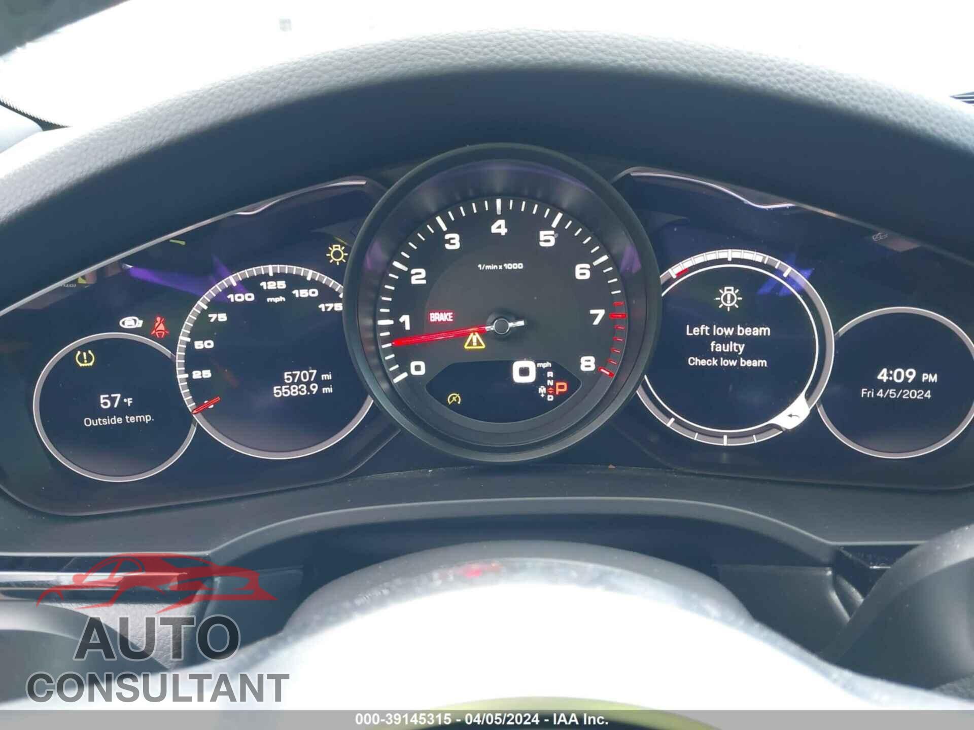 PORSCHE CAYENNE 2023 - WP1AA2AY9PDA09993