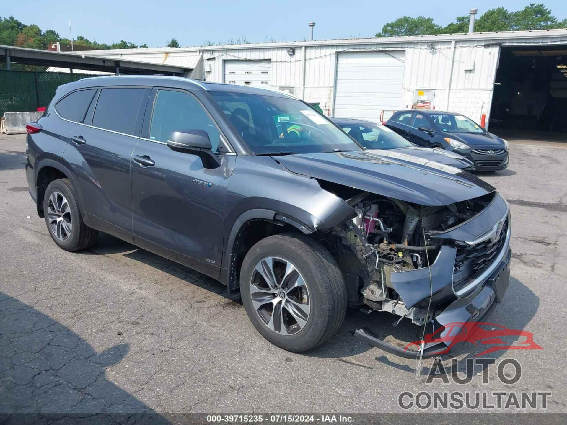 TOYOTA HIGHLANDER 2021 - 5TDHBRCH8MS021572