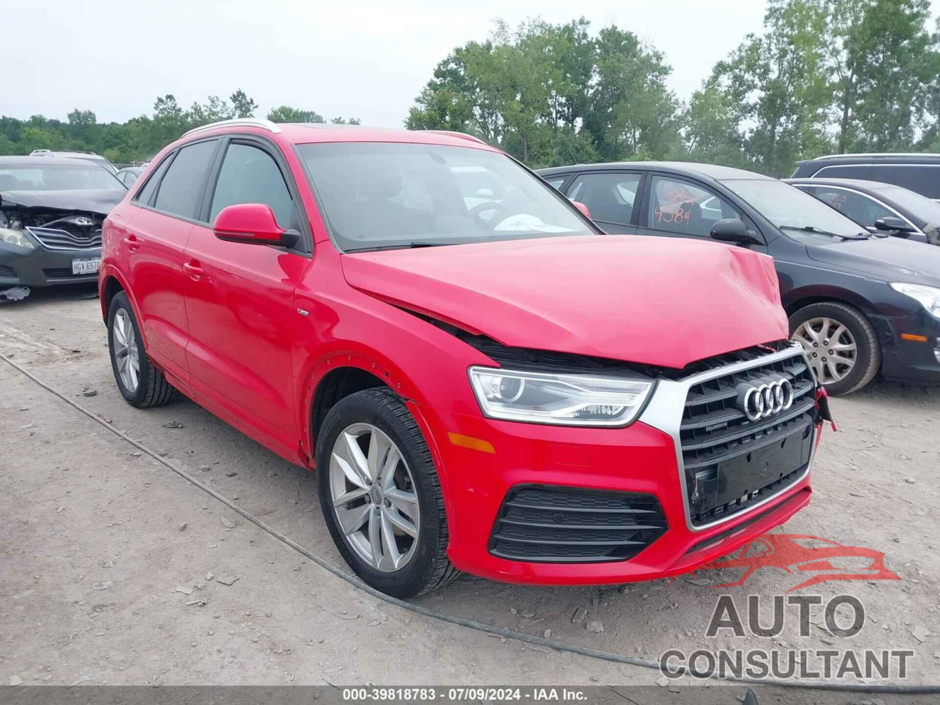 AUDI Q3 2018 - WA1ECCFS6JR027315