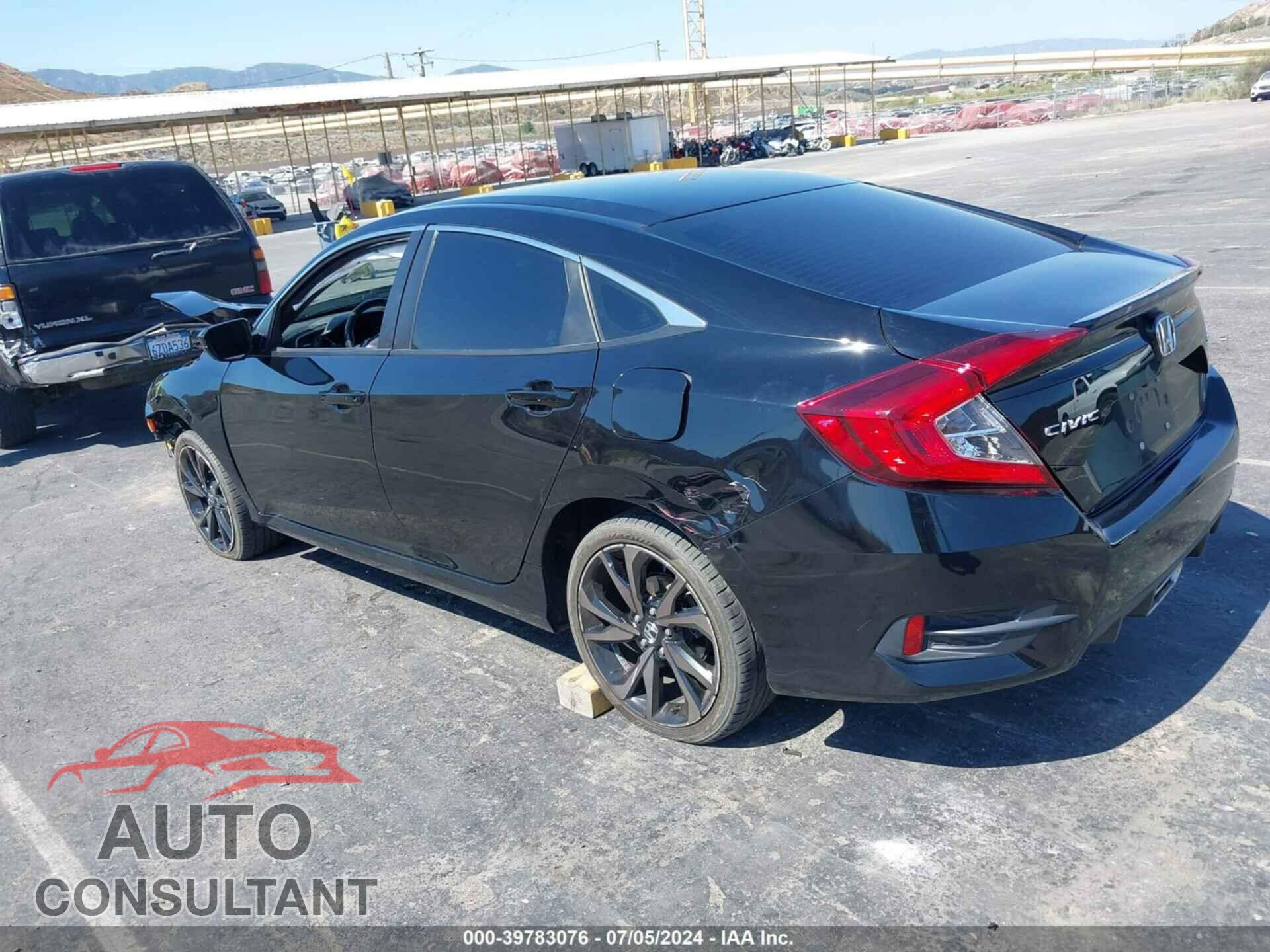 HONDA CIVIC 2019 - 2HGFC2F87KH539614