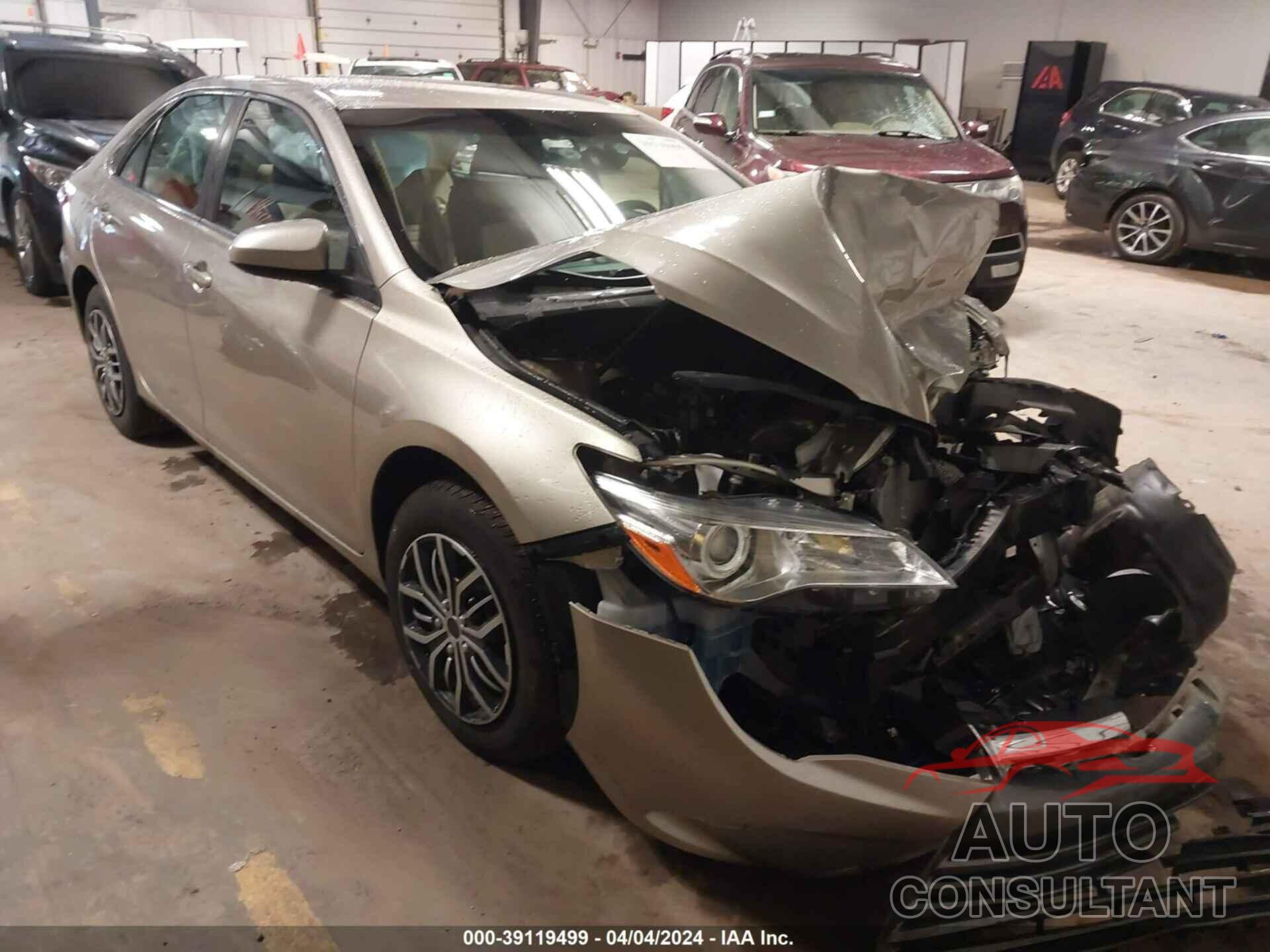 TOYOTA CAMRY 2016 - 4T4BF1FKXGR528297