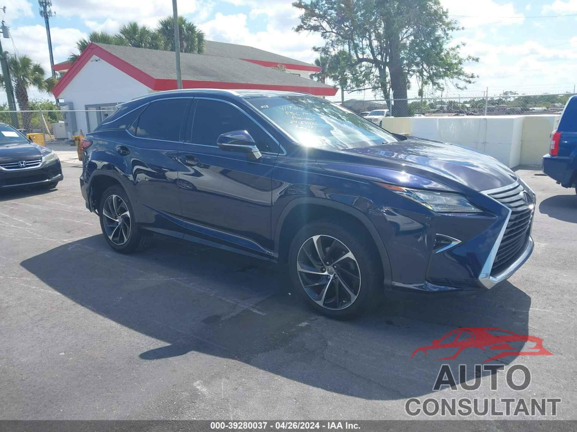 LEXUS RX 2016 - 2T2ZZMCA2GC003048