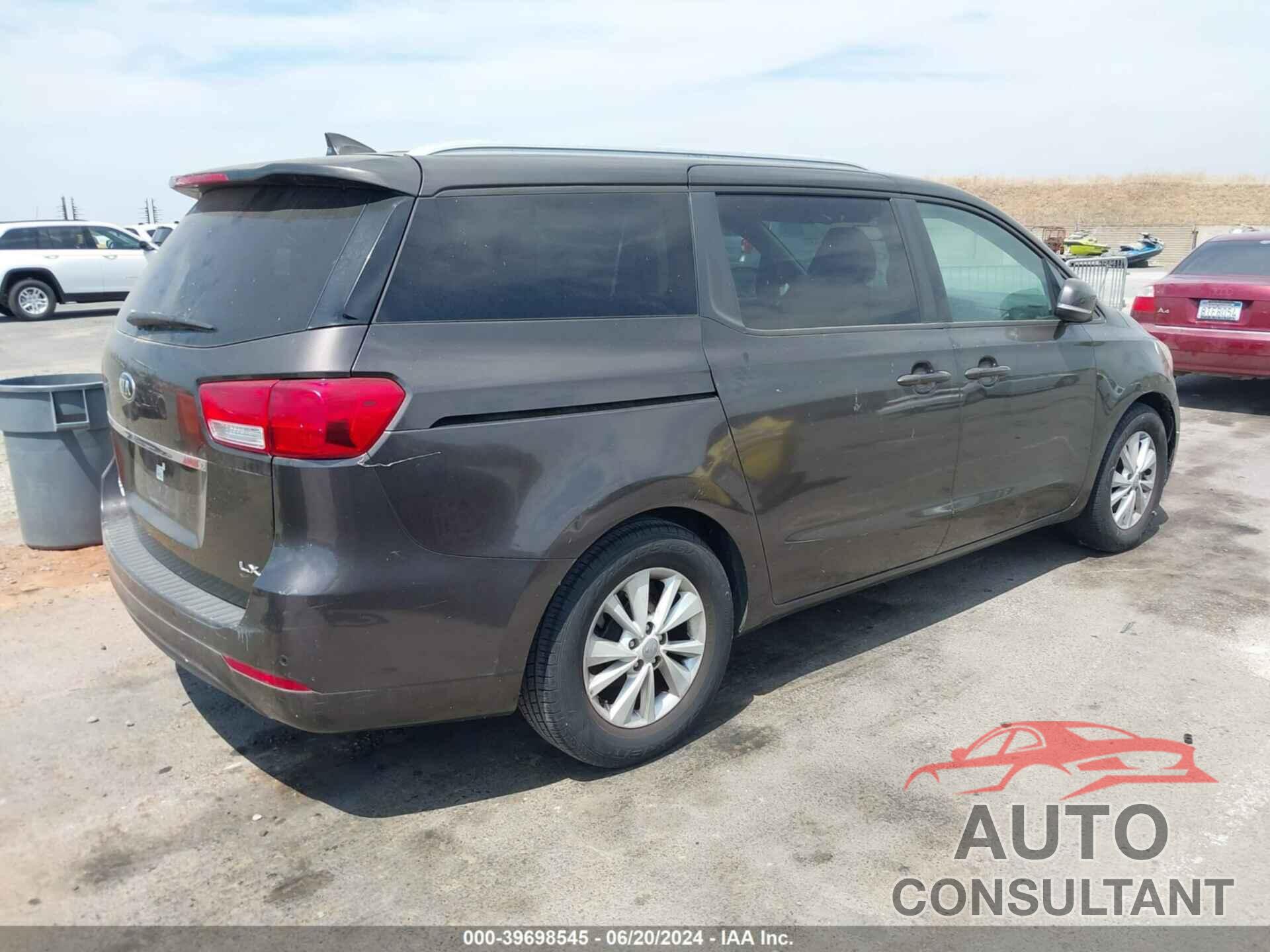 KIA SEDONA 2016 - KNDMB5C17G6089795