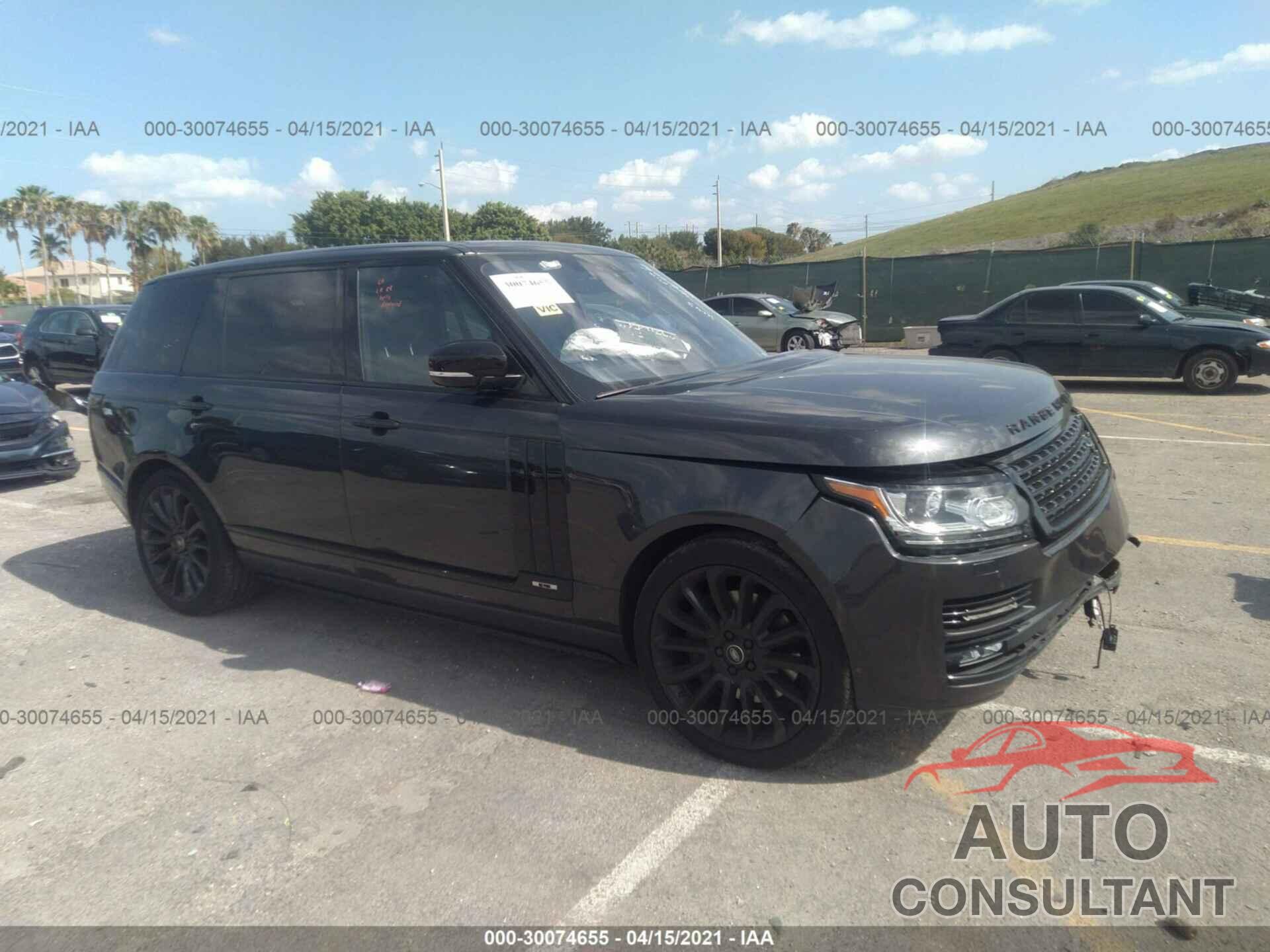LAND ROVER RANGE ROVER 2017 - SALGS5FEXHA351179