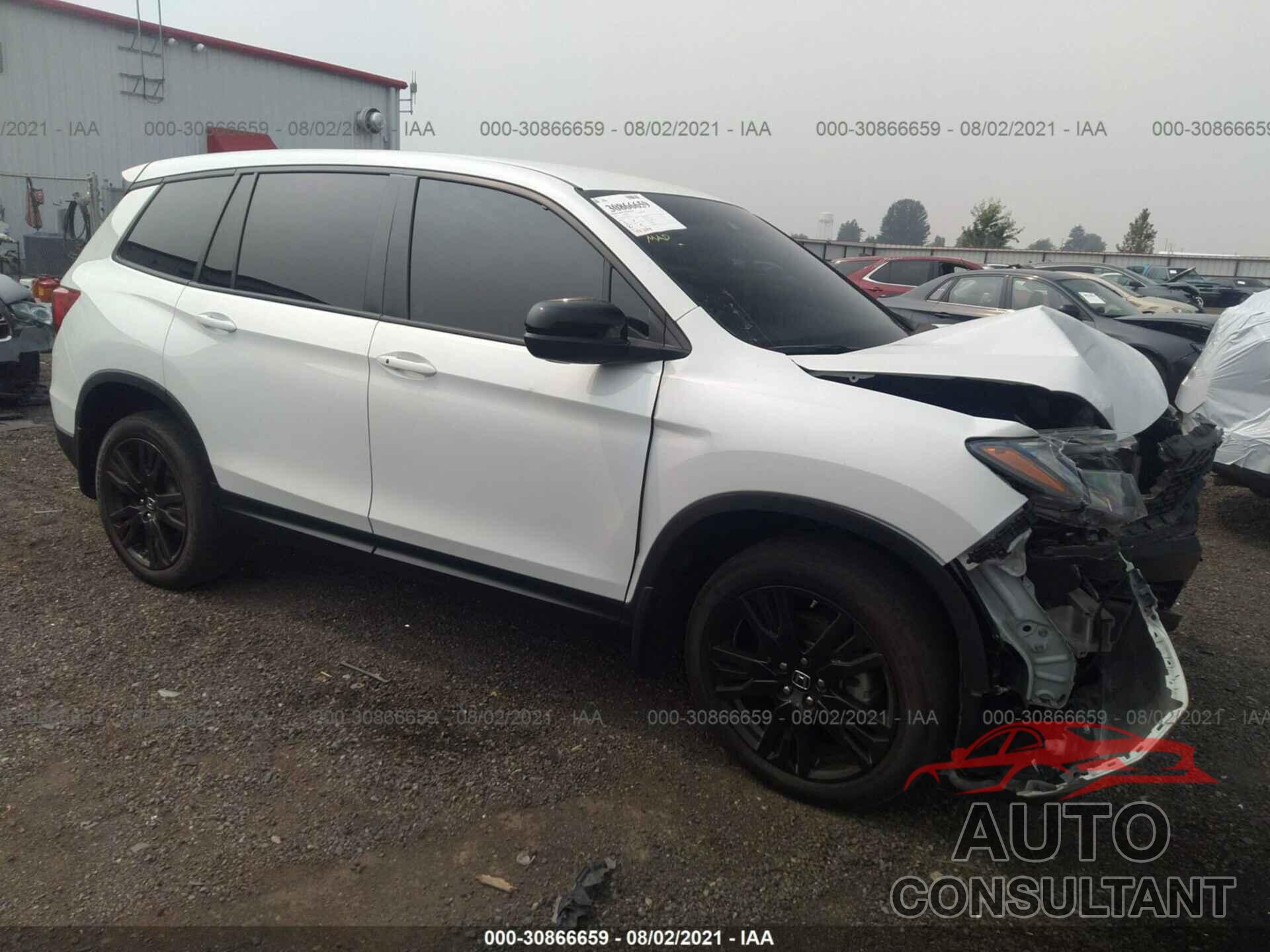 HONDA PASSPORT 2019 - 5FNYF8H21KB025175