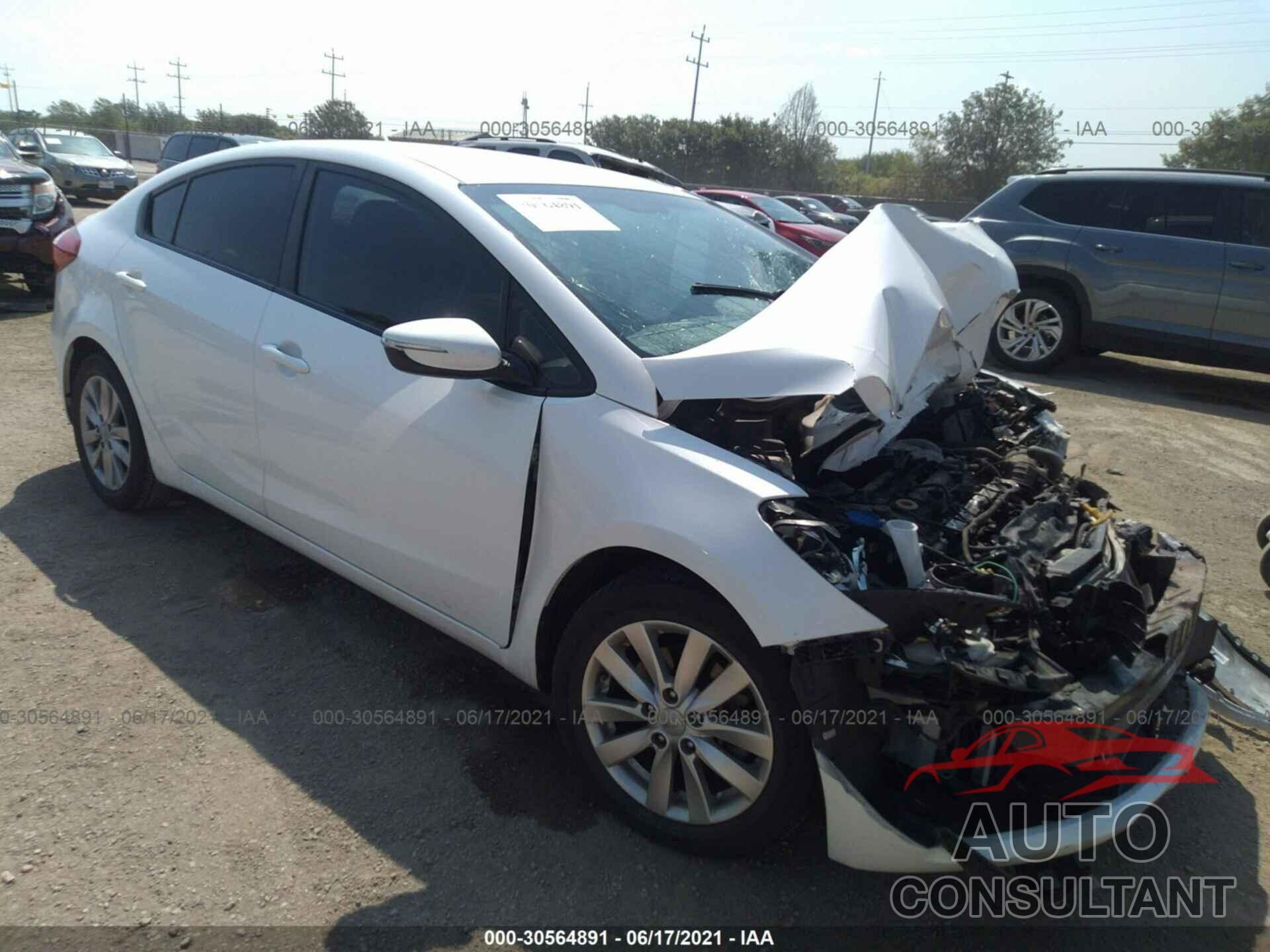 KIA FORTE 2016 - KNAFX4A60G5477313