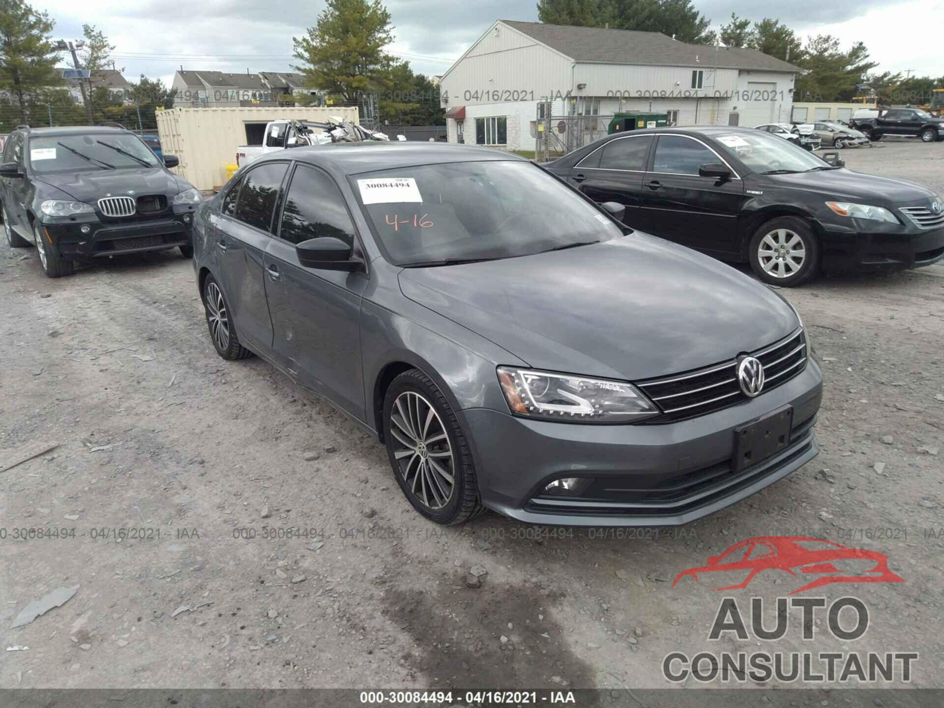 VOLKSWAGEN JETTA SEDAN 2016 - 3VWD17AJ2GM268499