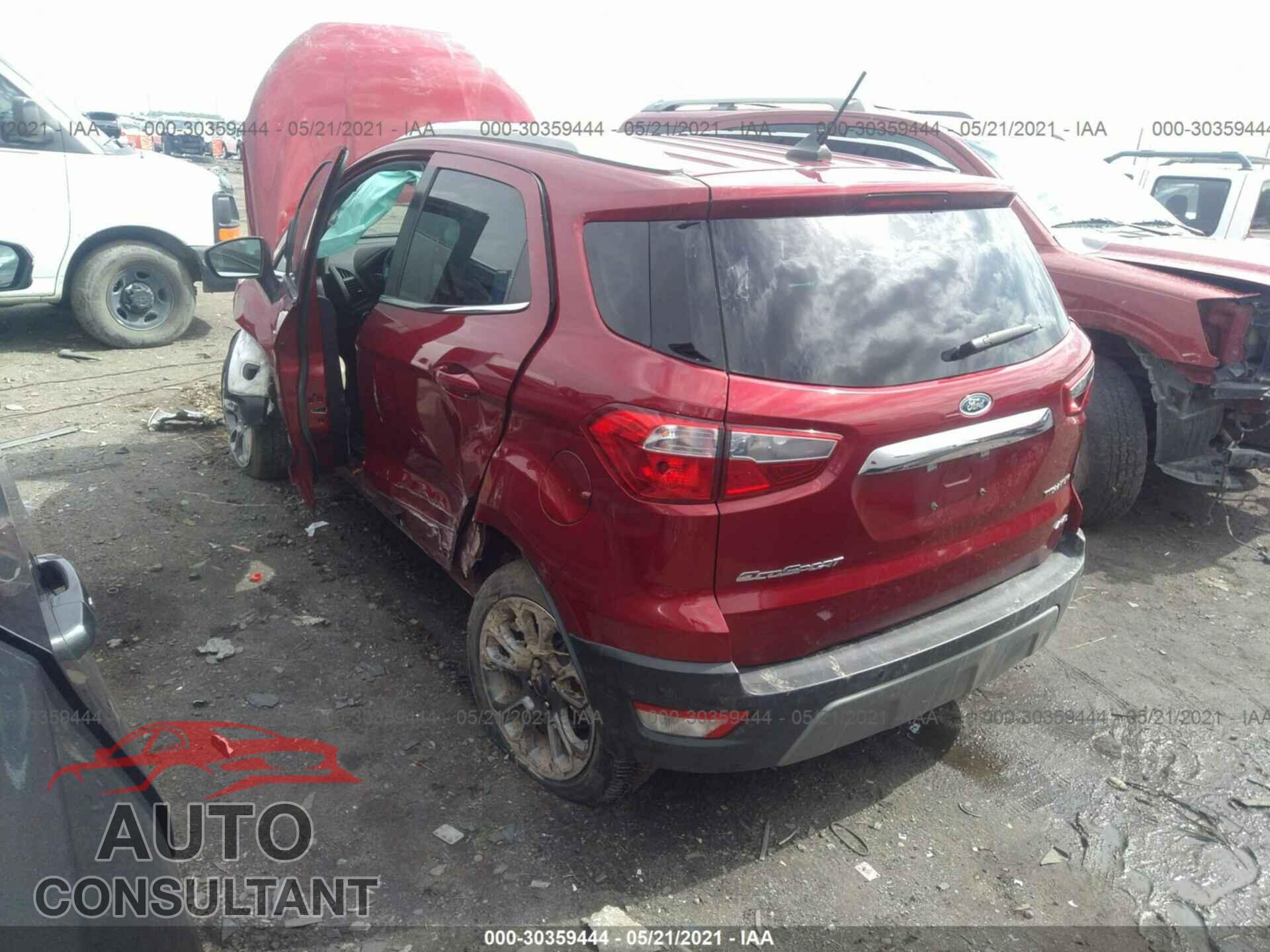 FORD ECOSPORT 2019 - MAJ6S3KL7KC296574