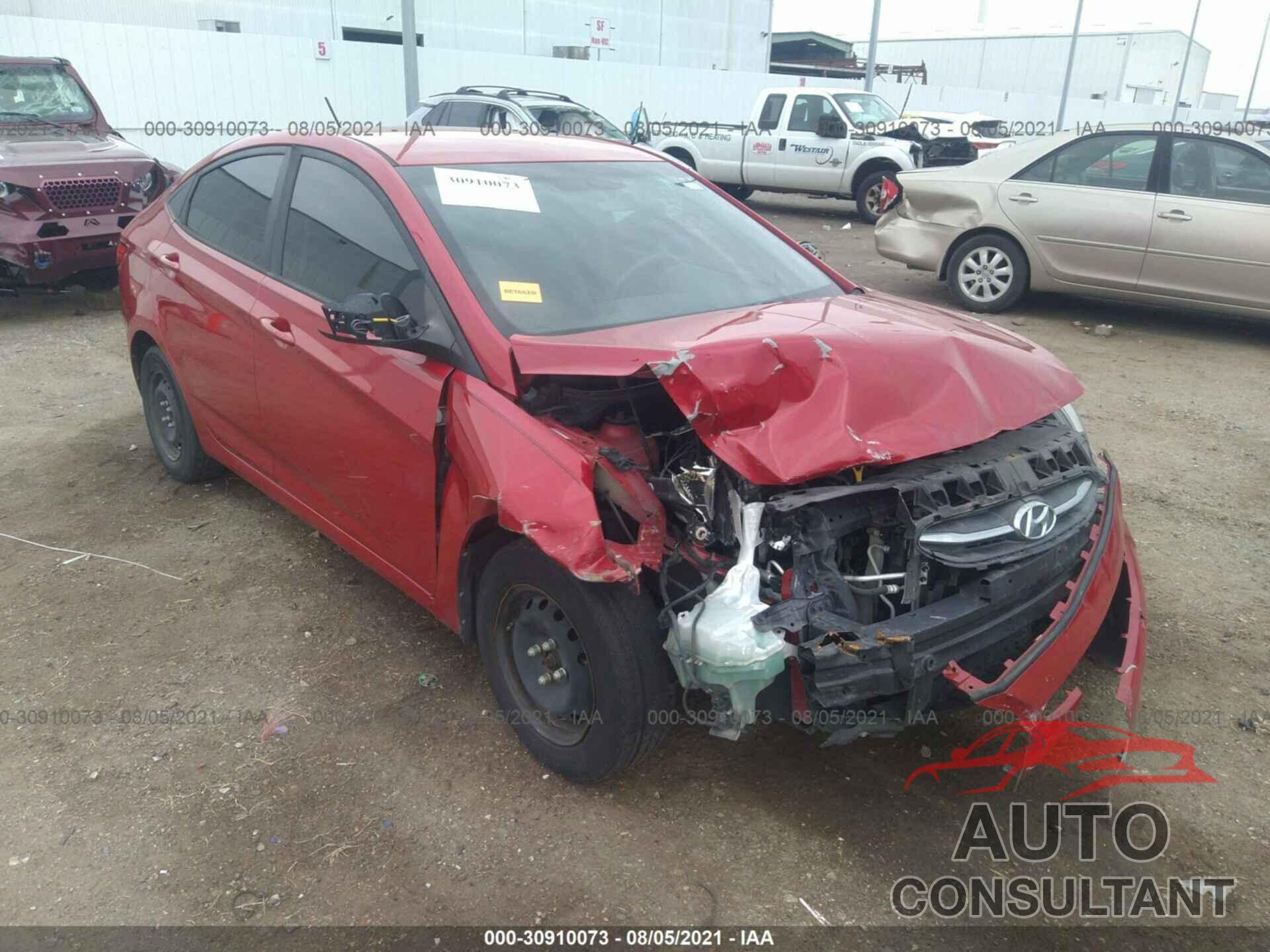 HYUNDAI ACCENT 2016 - KMHCT4AEXGU099186