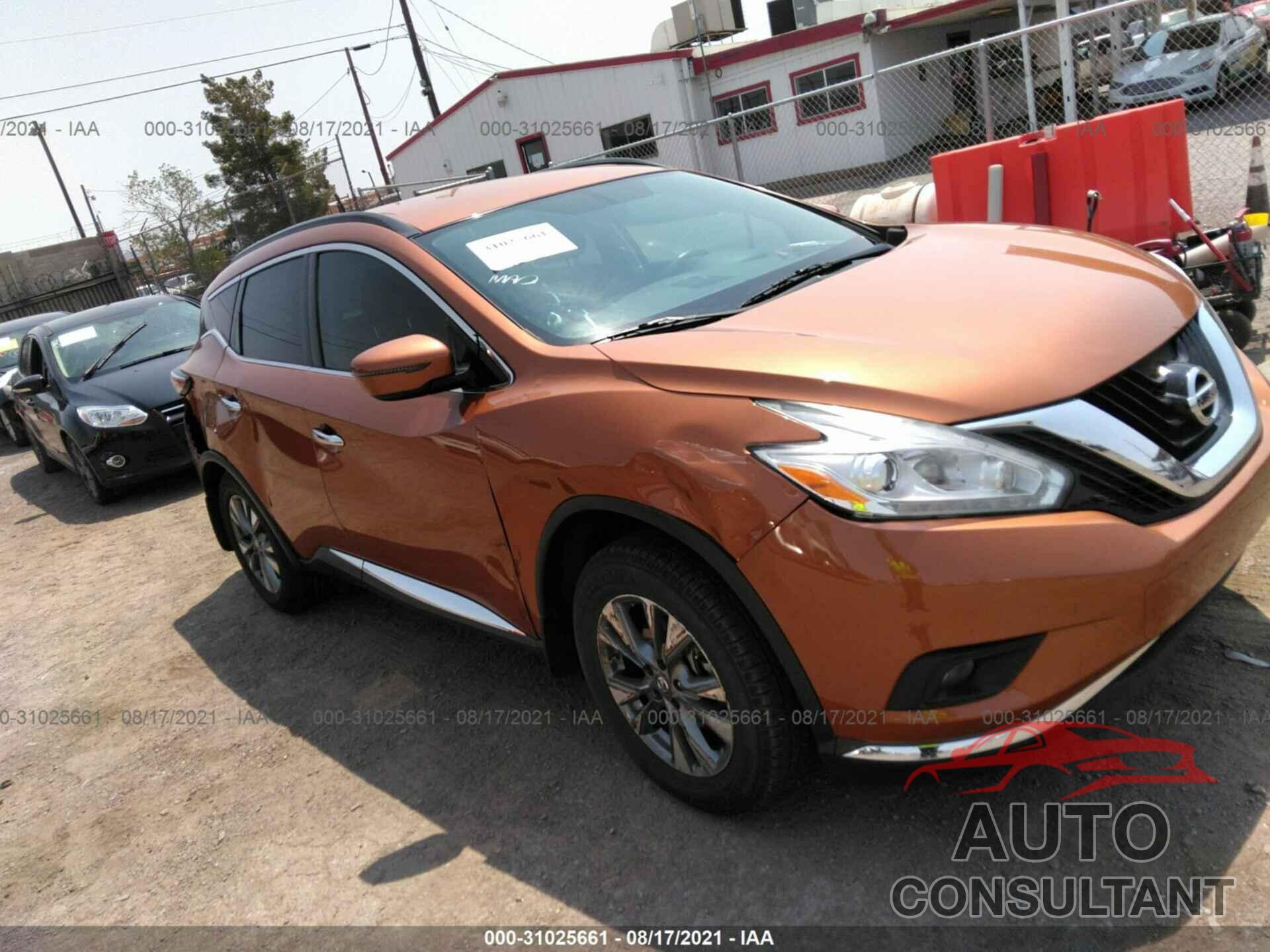 NISSAN MURANO 2016 - 5N1AZ2MG7GN171897