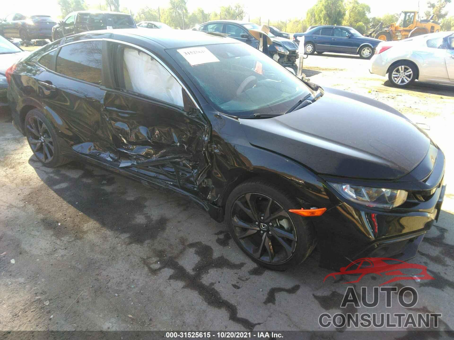 HONDA CIVIC SEDAN 2019 - 19XFC2F87KE206890