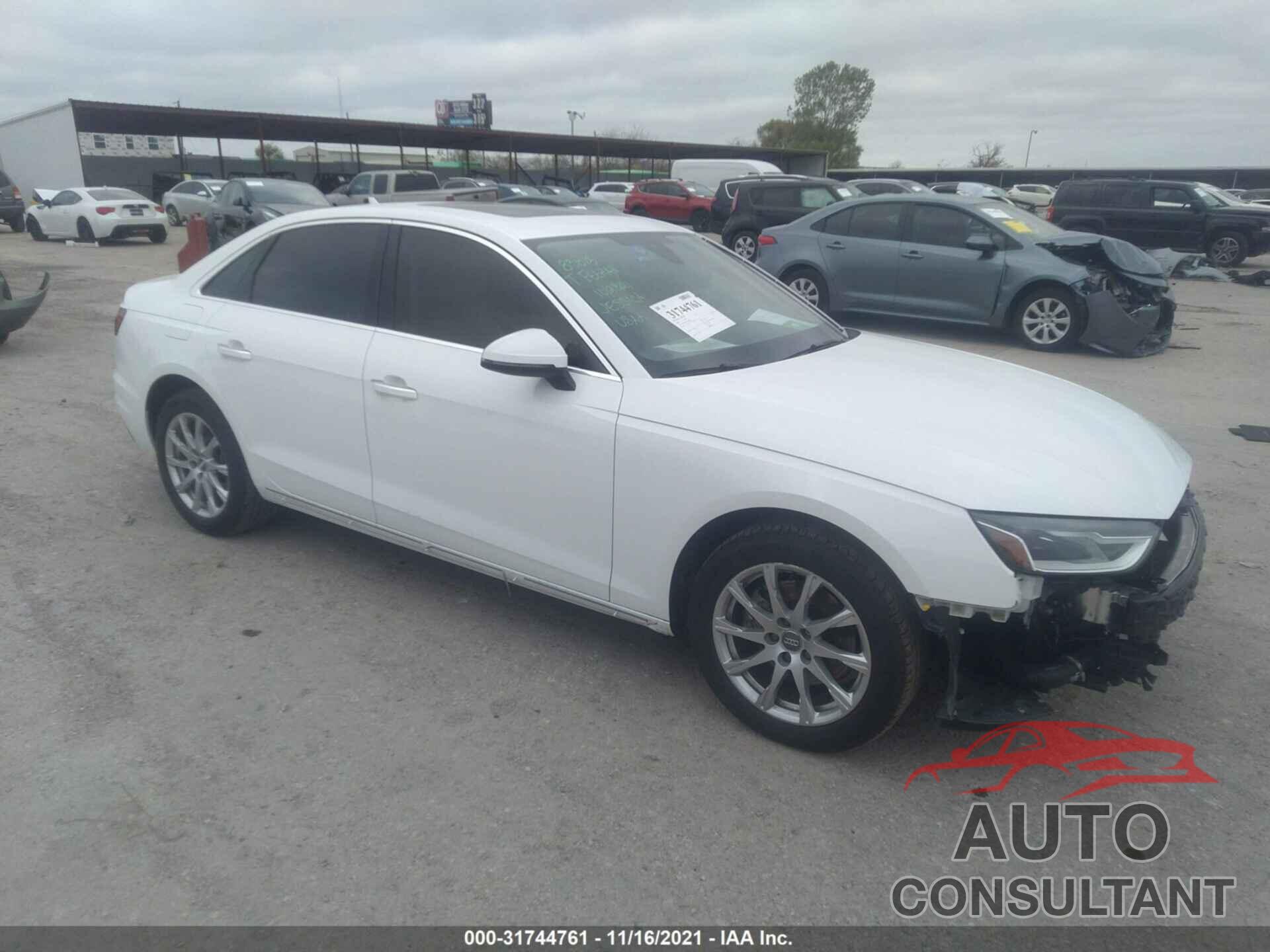 AUDI A4 2020 - WAUGMAF47LA044687